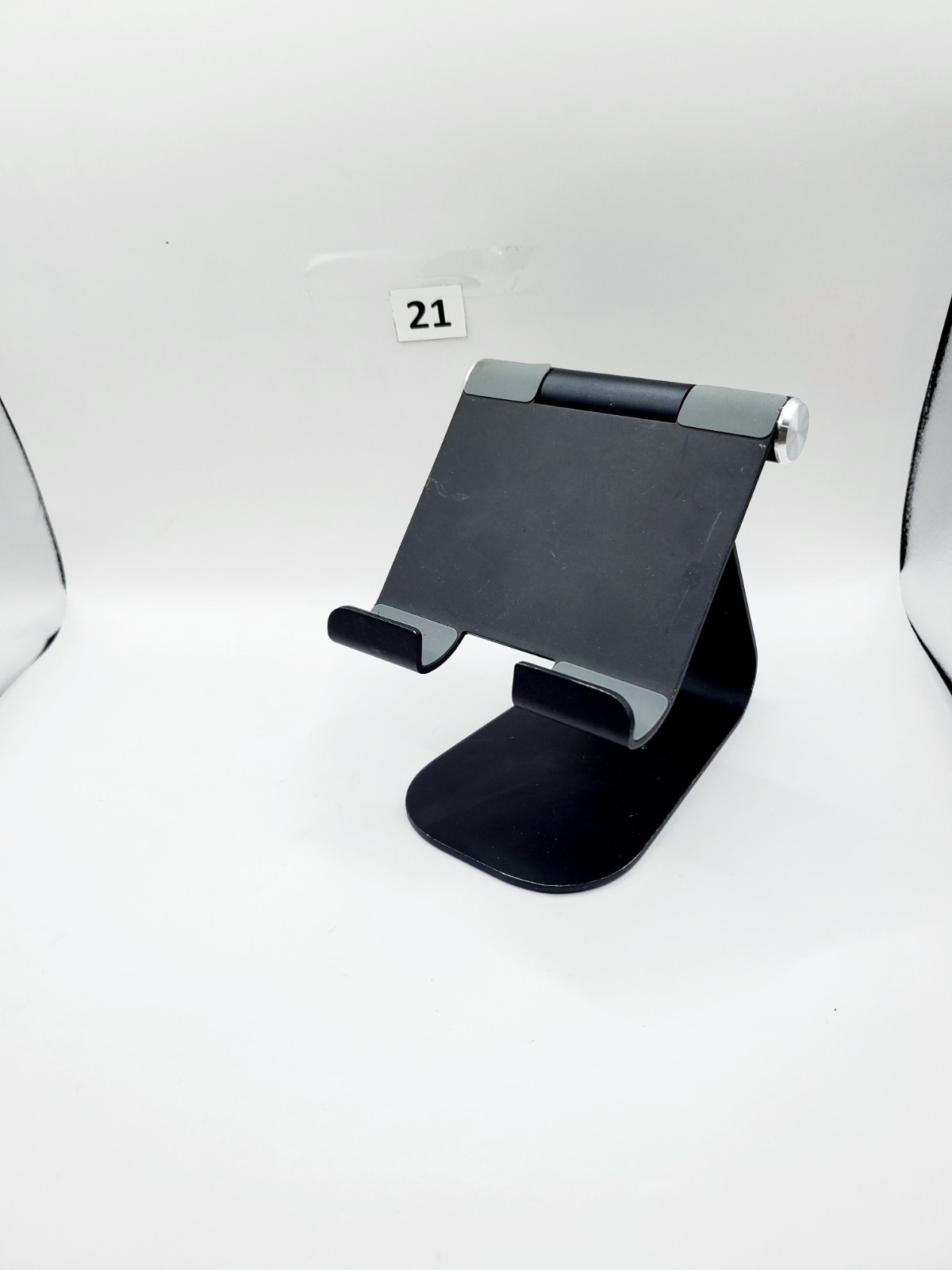 Tablet/Phone Stand – Steel – Lamicall – Black Adjustable Tablet Holder
