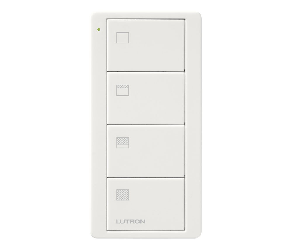 Lutron Pico Control- 4-Button Scene Shade Remote PJ2-4B-GWH-S31