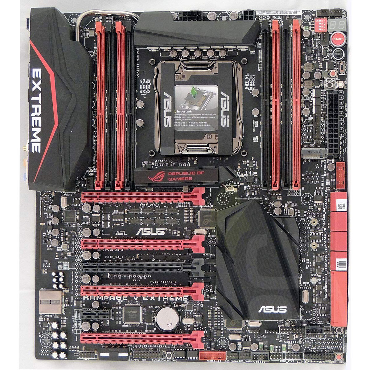 ASUS RAMPAGE V EXTREME X99 Motherboard LGA 2011-3 DDR4 USB 3.0 On-Board Audio