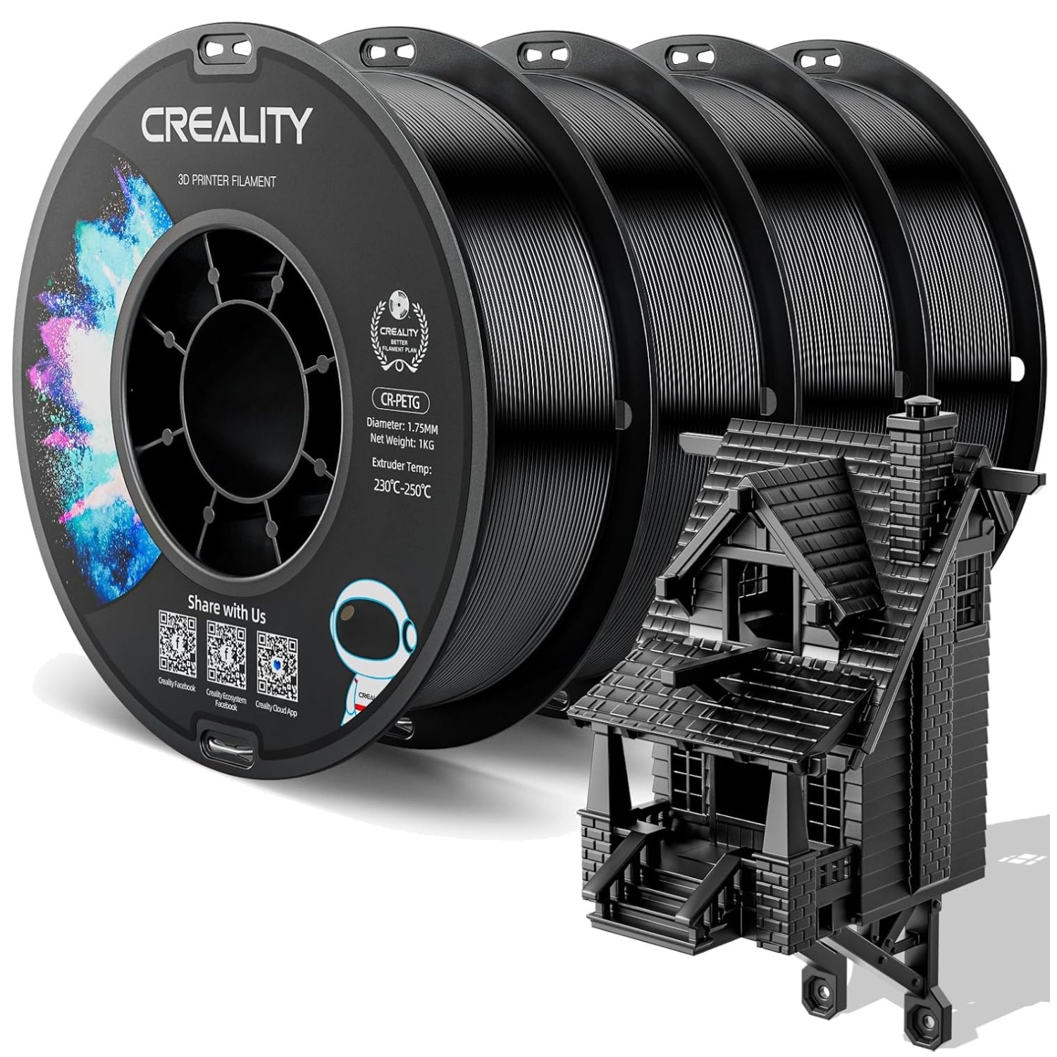 Creality CR PETG Filament 1.75mm 4KG Moistureproof