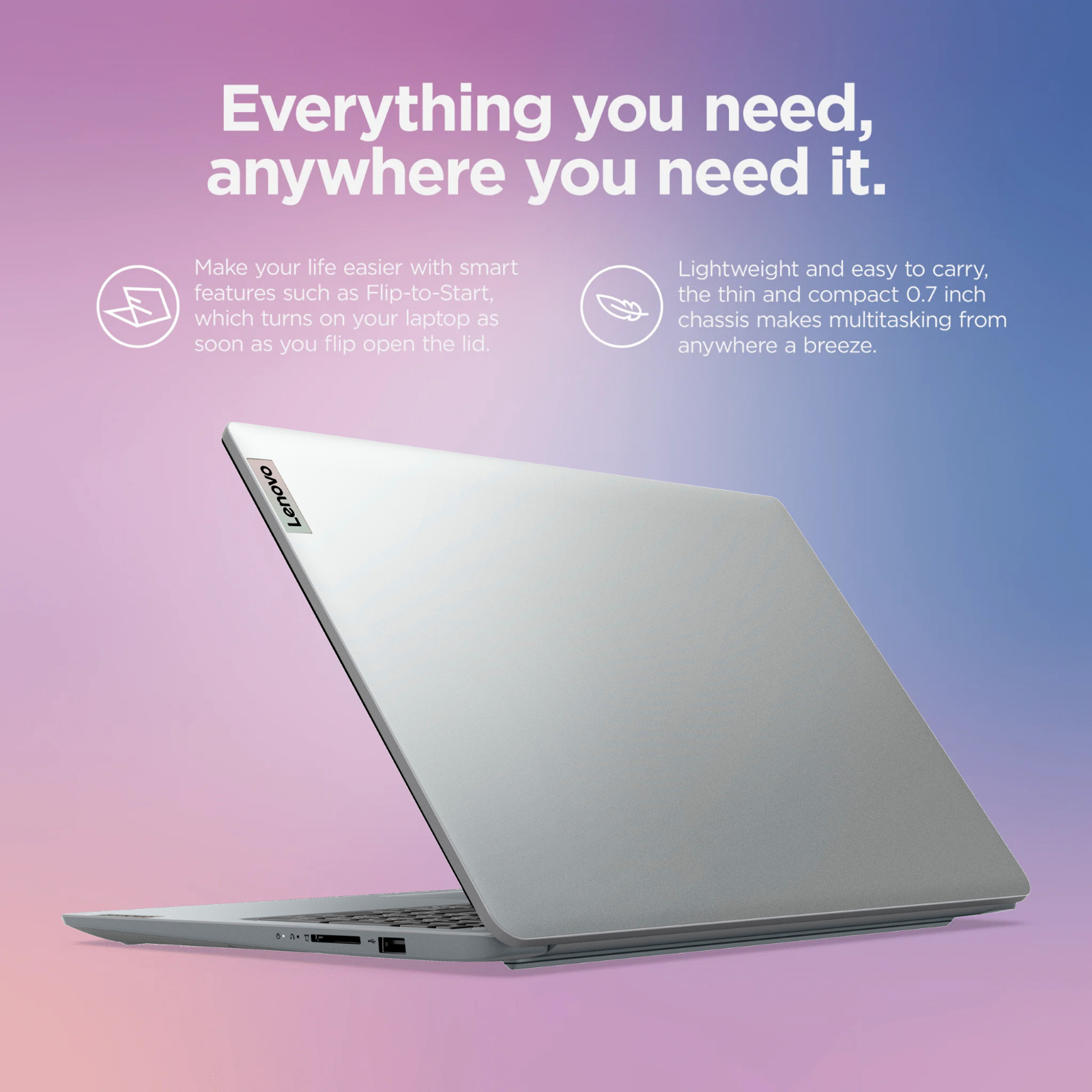 2026 Lenovo IdeaPad Laptop Computer 14″ Slim Intel CPU, 12GB RAM & 640GB Storage