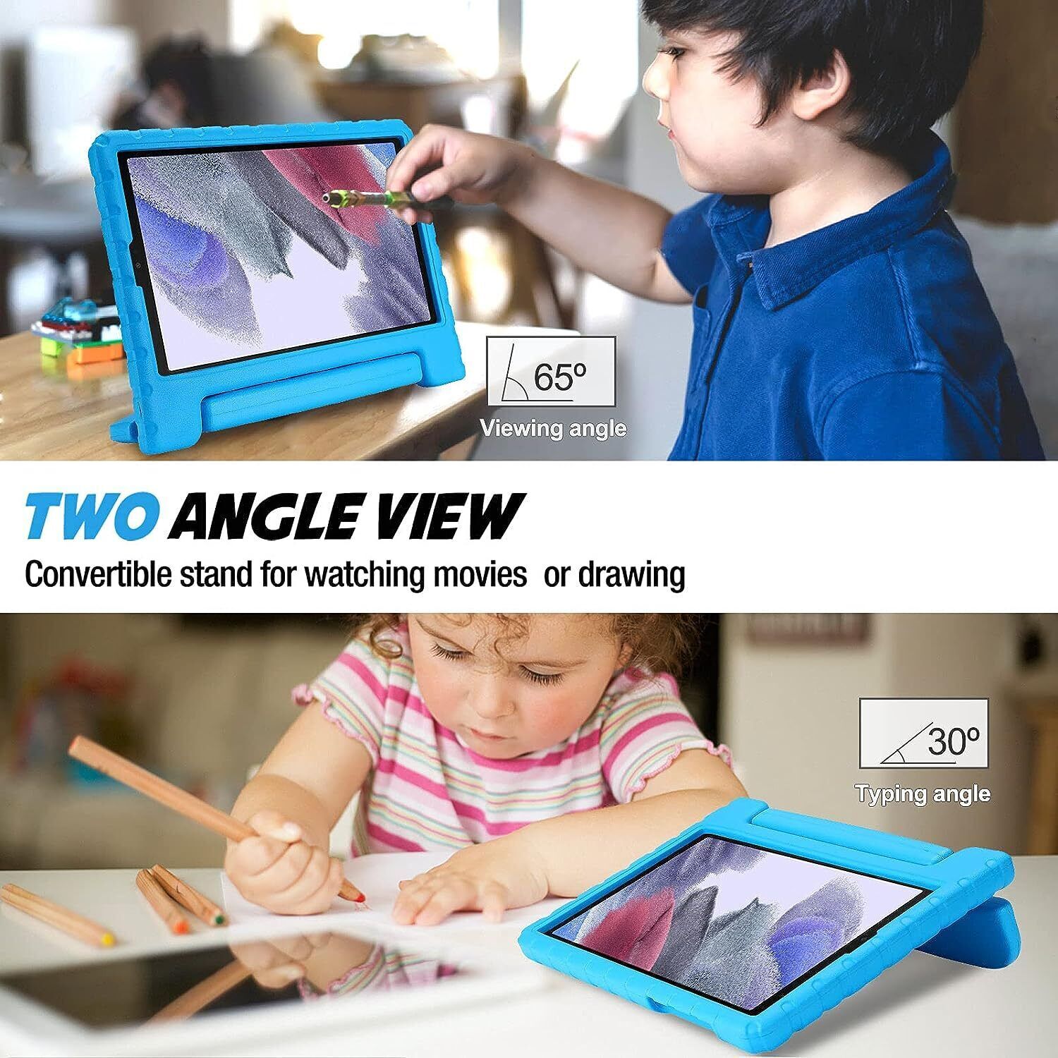 Kids Tablet Case Stand Shockproof Cover For Samsung Galaxy Tab A7 Lite 8.7″2021