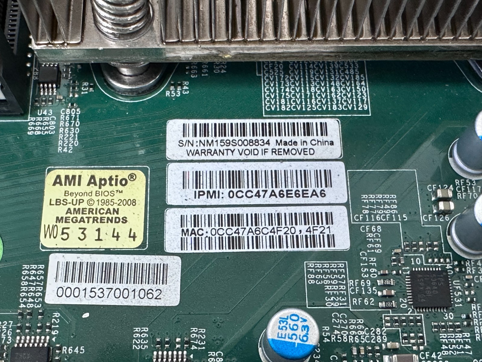 Supermicro CSE-813M Server X10SRI-F Board 1x Xeon E5-1620V3 64GB RAM NO HDD 🚚