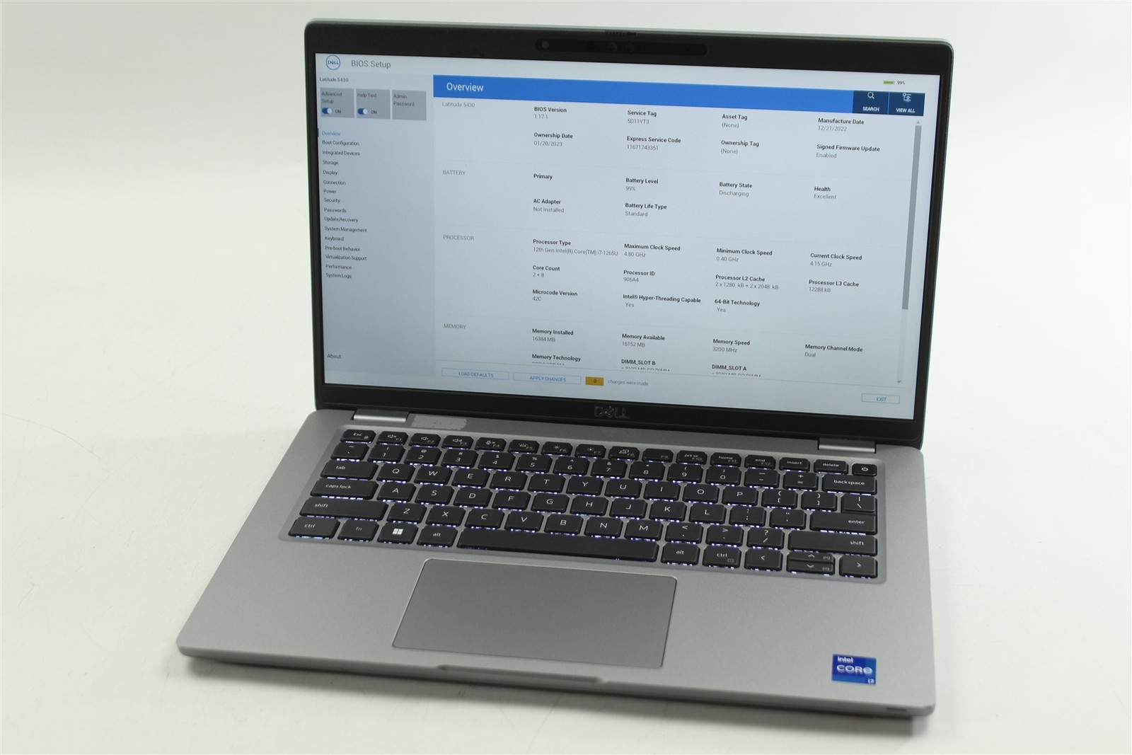 Dell Latitude 5430 14″ FHD i7-1265U 1.8GHz 512GB SSD 16GB RAM W11P