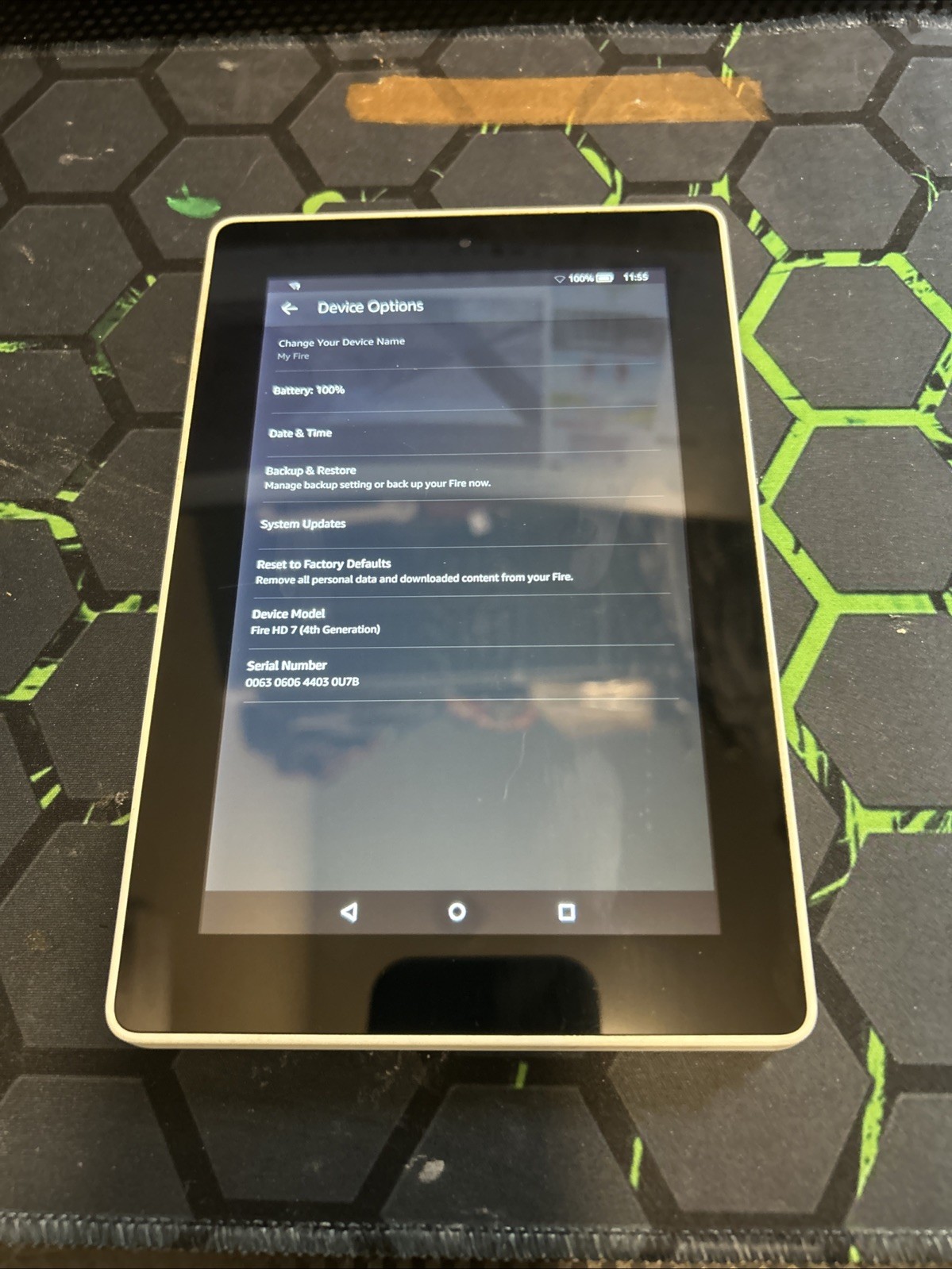 Amazon Fire 7 7th Gen 8GB Wi-Fi 7″ SR043KL Red Tested Reset Good!