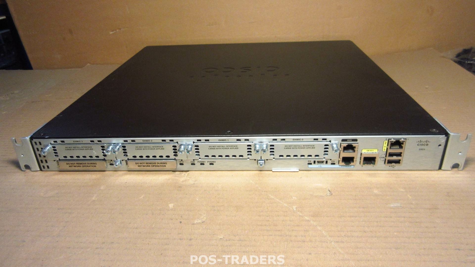 Cisco 2901 Router w/ 2x GigE Ports CISCO2901/K9 2900 Series 2901/K9 + Cover