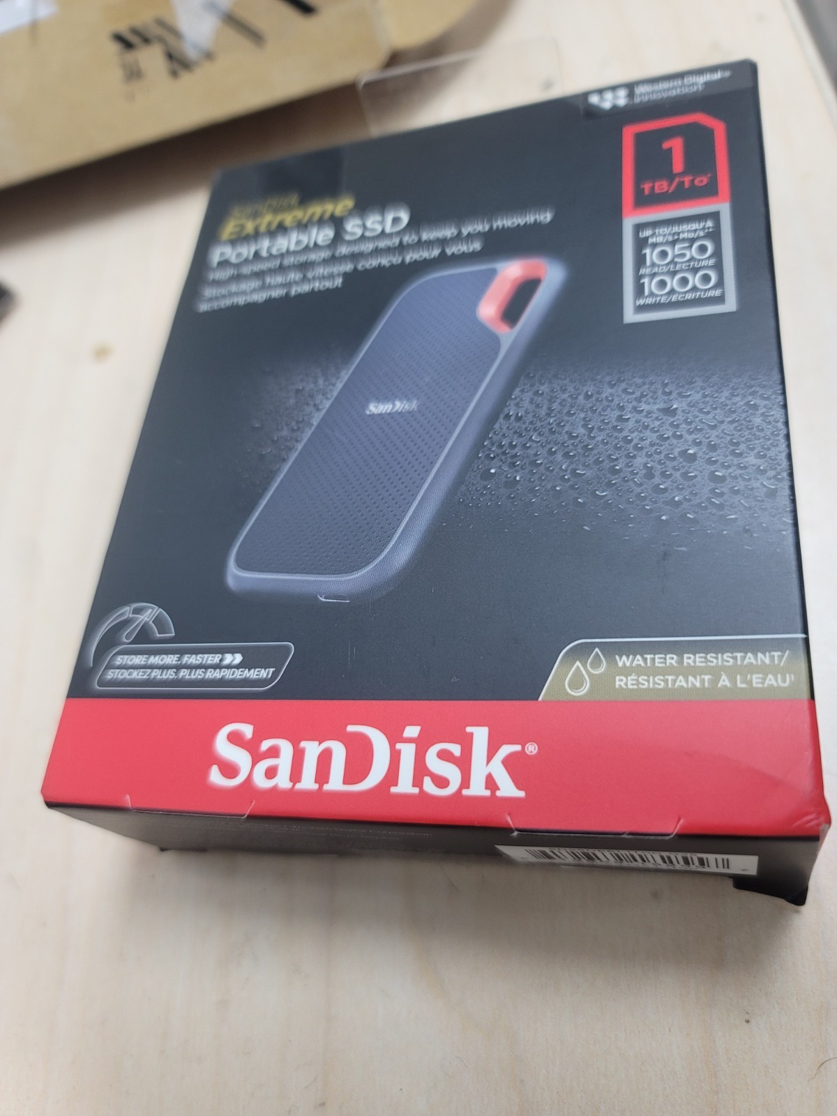SanDisk Extreme V2 1TB USB-C Portable External SSD (SDSSDE61-1T00-G25)