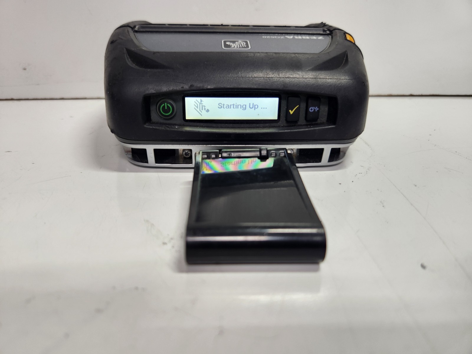 Zebra ZQ520 Mobile Thermal Printer Bluetooth Portable Bundle Low Cycles Clean