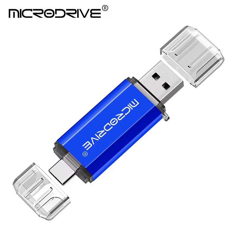 Type C USB Flash Drive OTG 2 in 1 USB 2.0 Micro USB Pen Drive 128GB 64GB 32GB 16