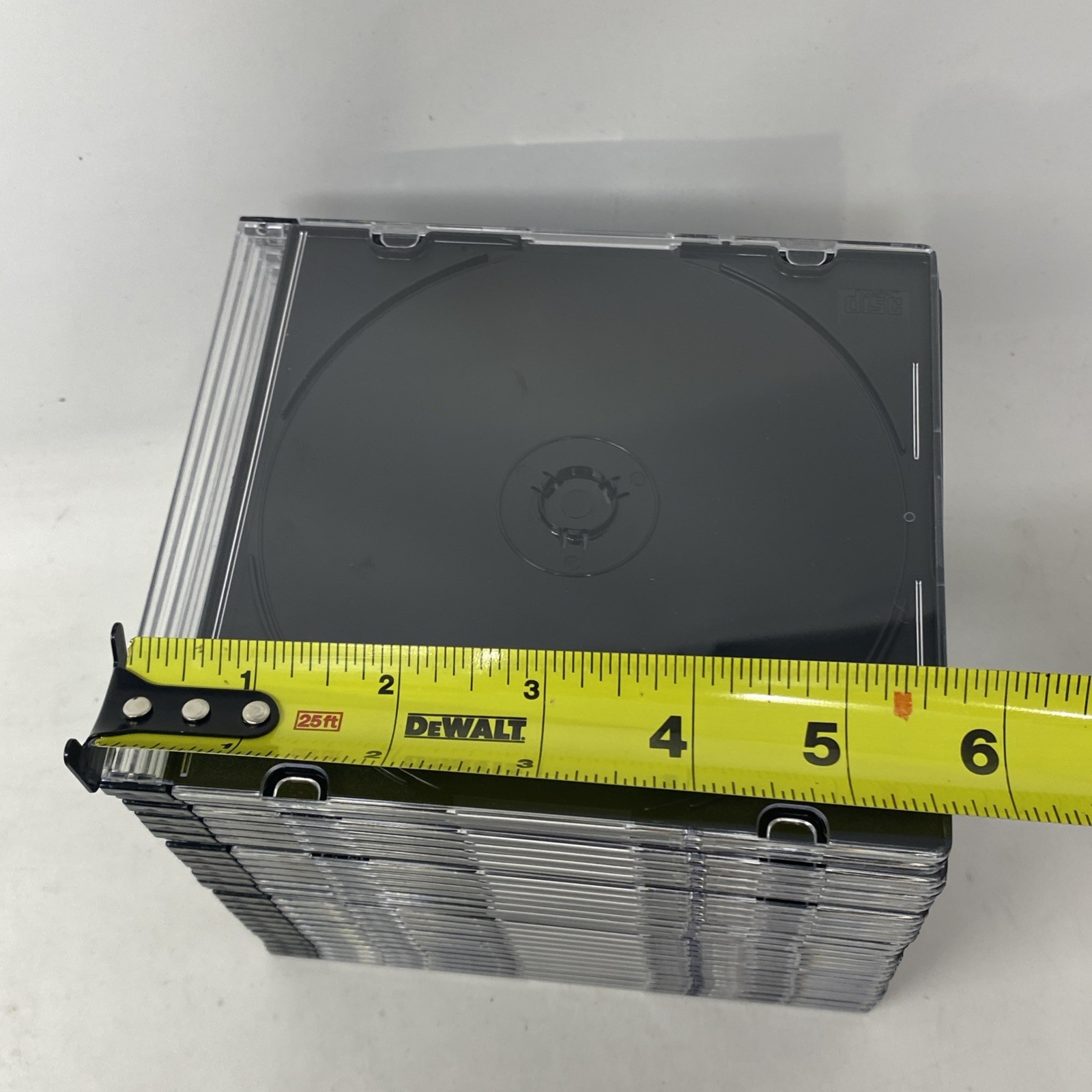 Lot Of 50 ULINE Black CD Jewel Case Standard Slimline Bulk Unused 7767