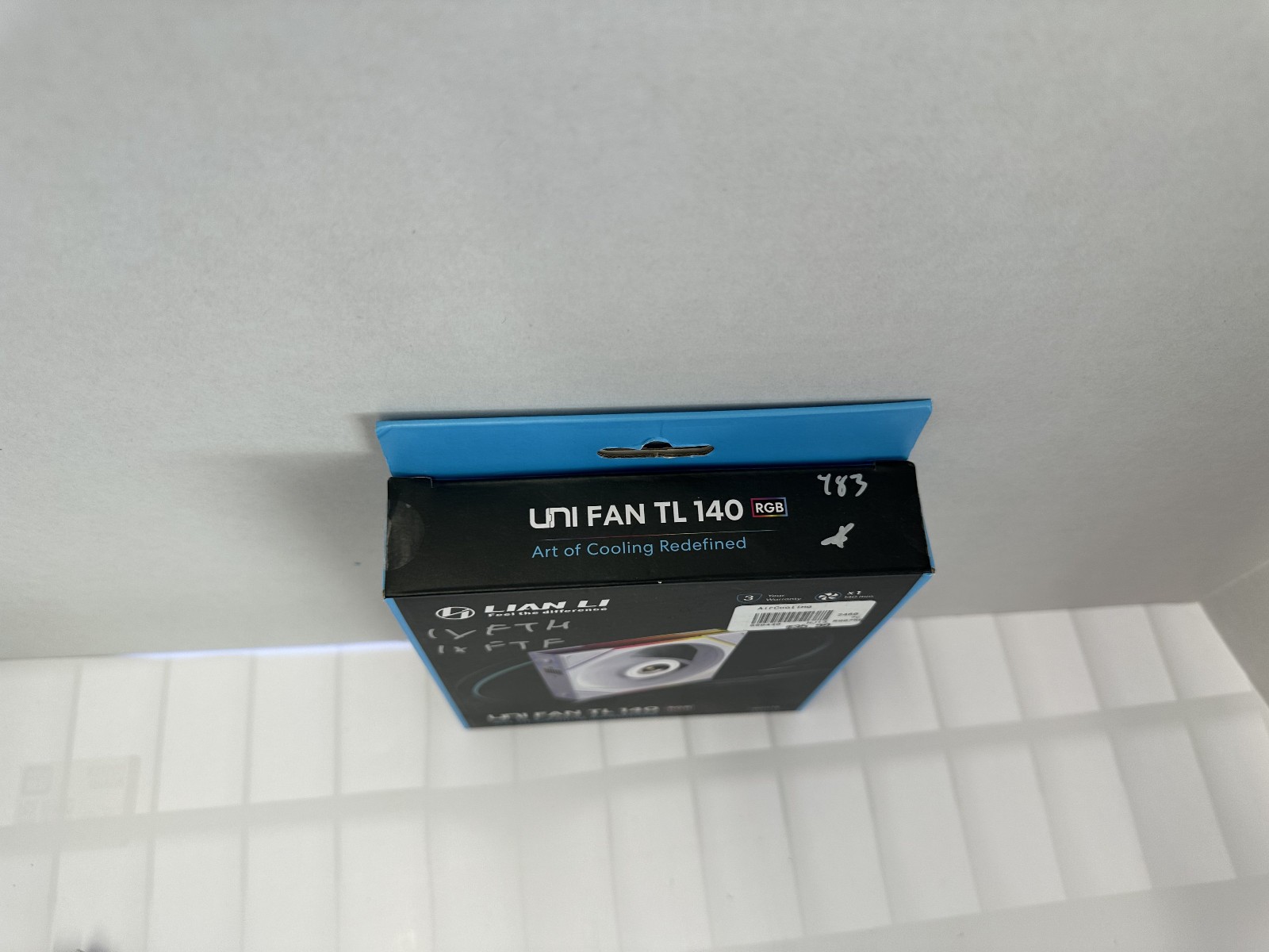 *Fans Only* Lian Li Uni Fan TL 140mm Case Fan – White (1-Pack)