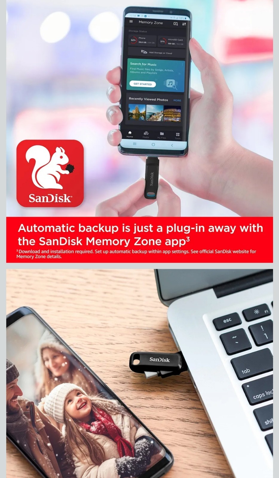 SANDISK Ultra Dual Drive Go Type-C 128GB, OTG, Upto 400MB/s, Pendrive, Lavender