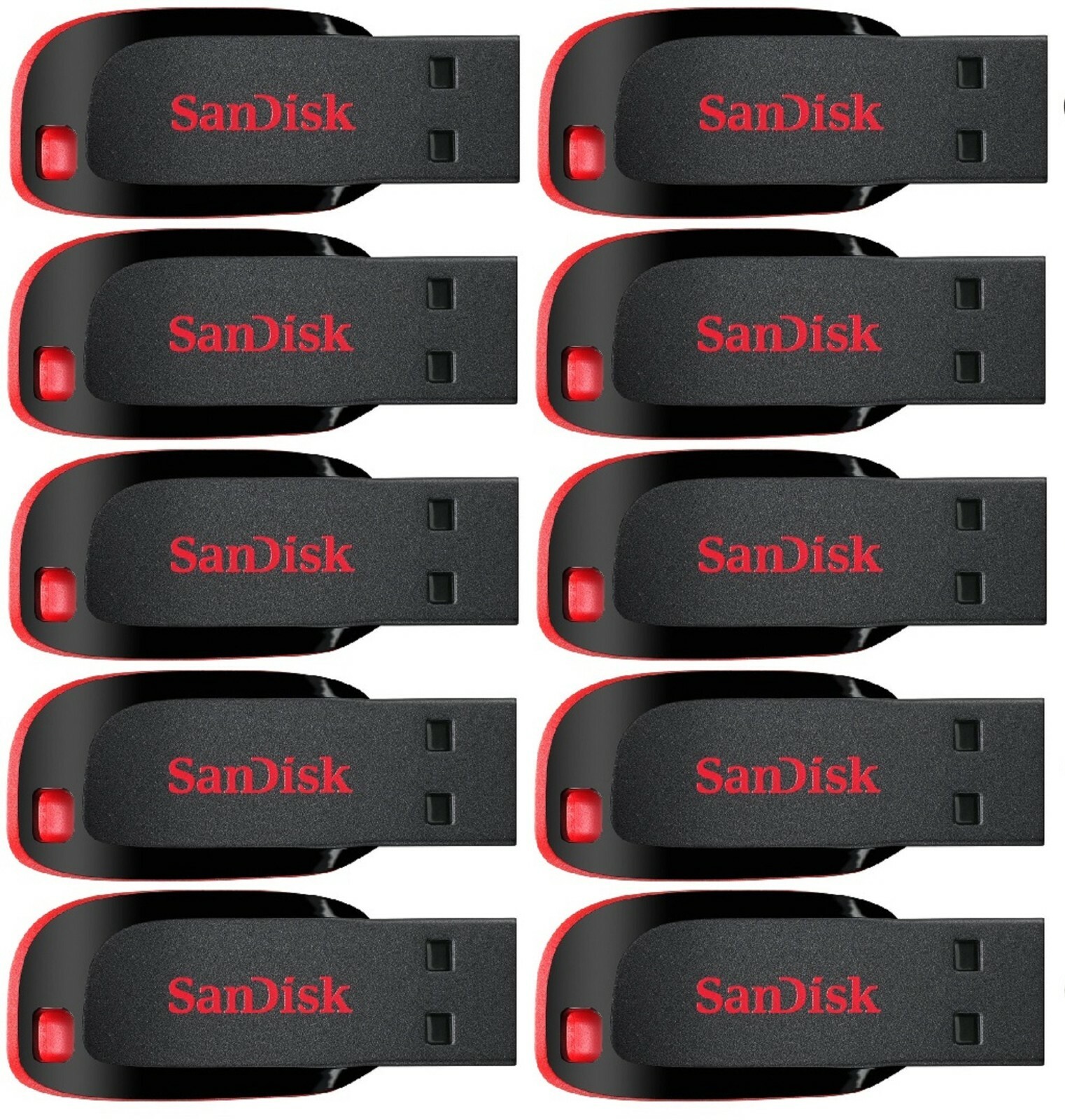 Sandisk 8GB 16GB 32GB 64GB 128GB Cruzer Blade Thumb Drives Bulk Flash Drives lot