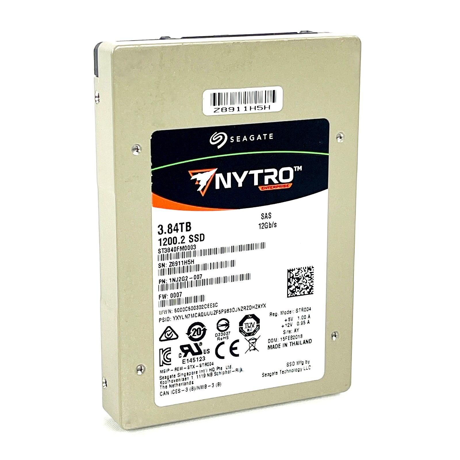 Seagate Nytro STR004 3.84TB 12Gbp 2.5″ SAS Server Solid State Drive ST3840FM0003