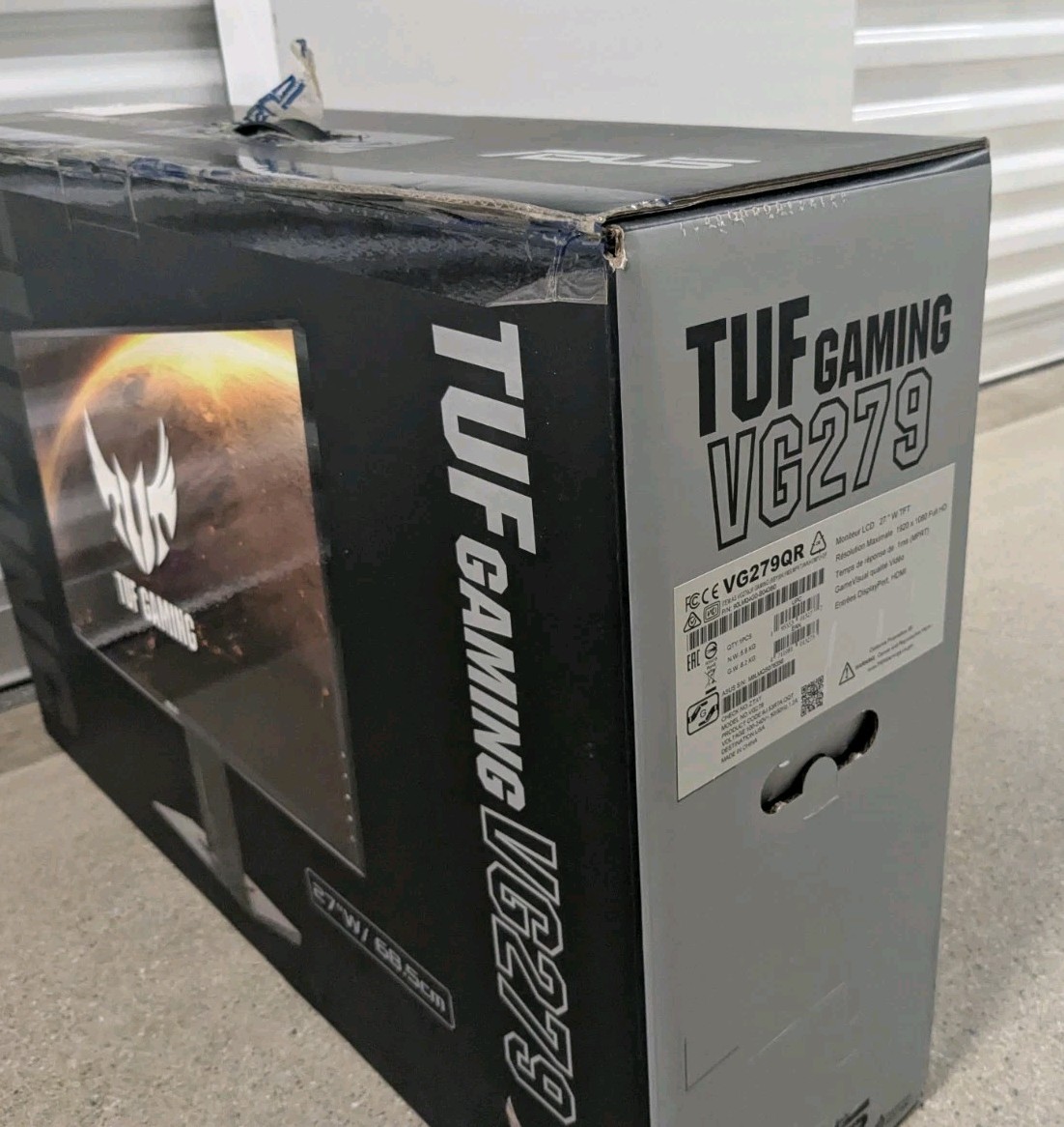 ASUS TUF Gaming Monitor VG279QR 27″ IPS FHD 165Hz G-Sync w/Ergonomics Stand NEW