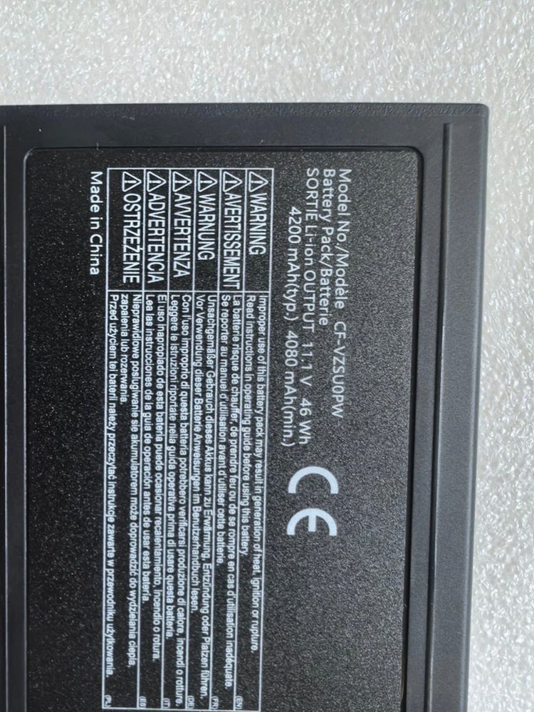 46Wh CF-VZSU0PW Battery for Panasonic Toughbook CF-54 CF-VZSU0LW CF-VZSU0PR