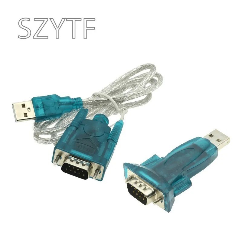3Ft Translucent USB 2.0 to DB9 RS232 Serial Converter 9 Pin Adapter Cable PDA