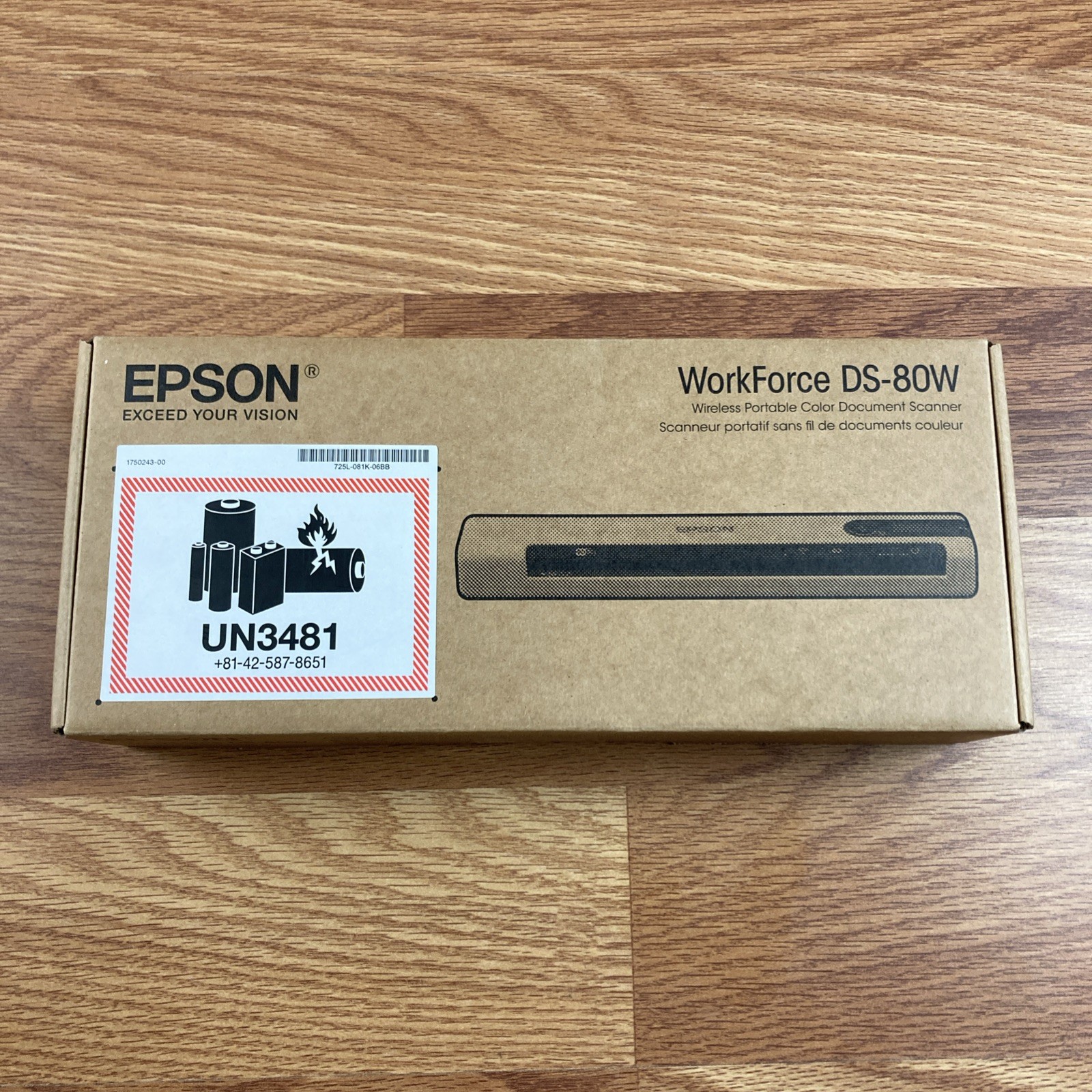 Epson Workforce DS-80W Wireless Portable Color Document Scanner – FAST SHIP