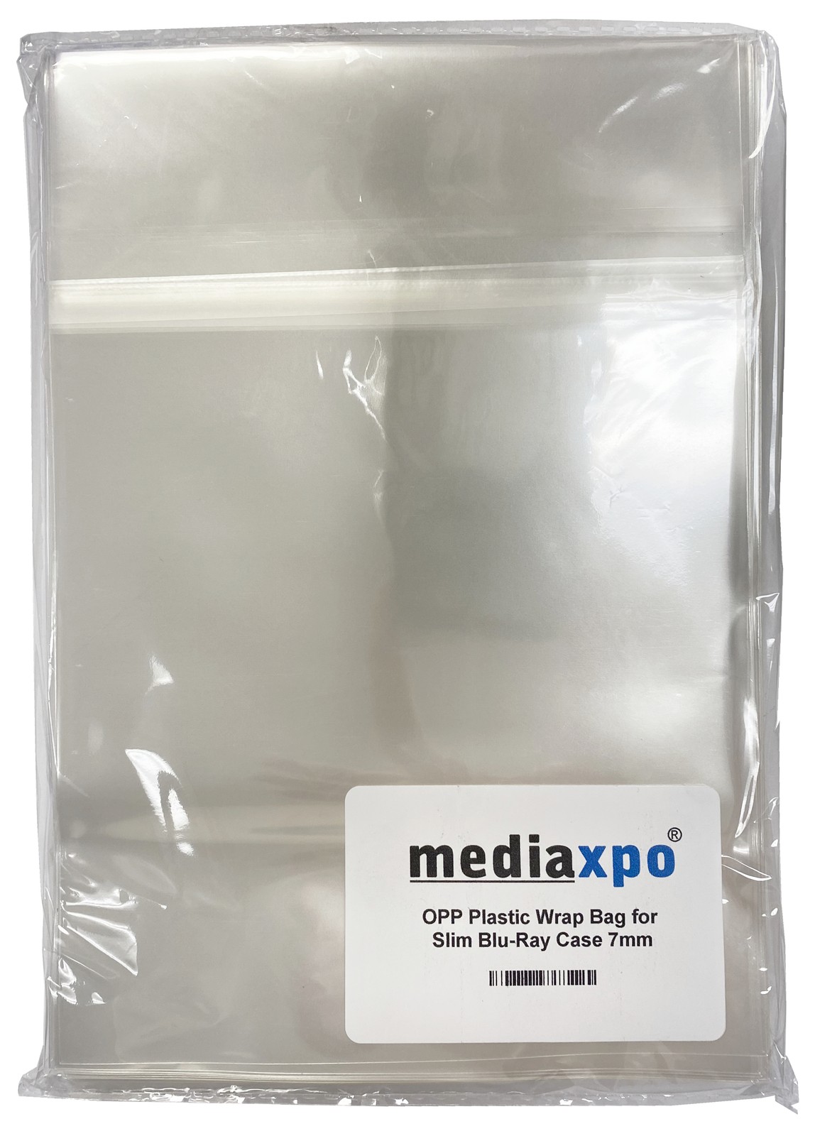200 OPP Plastic Wrap Bag for Slim Blu-Ray Case 7mm ** 1-3 DAY