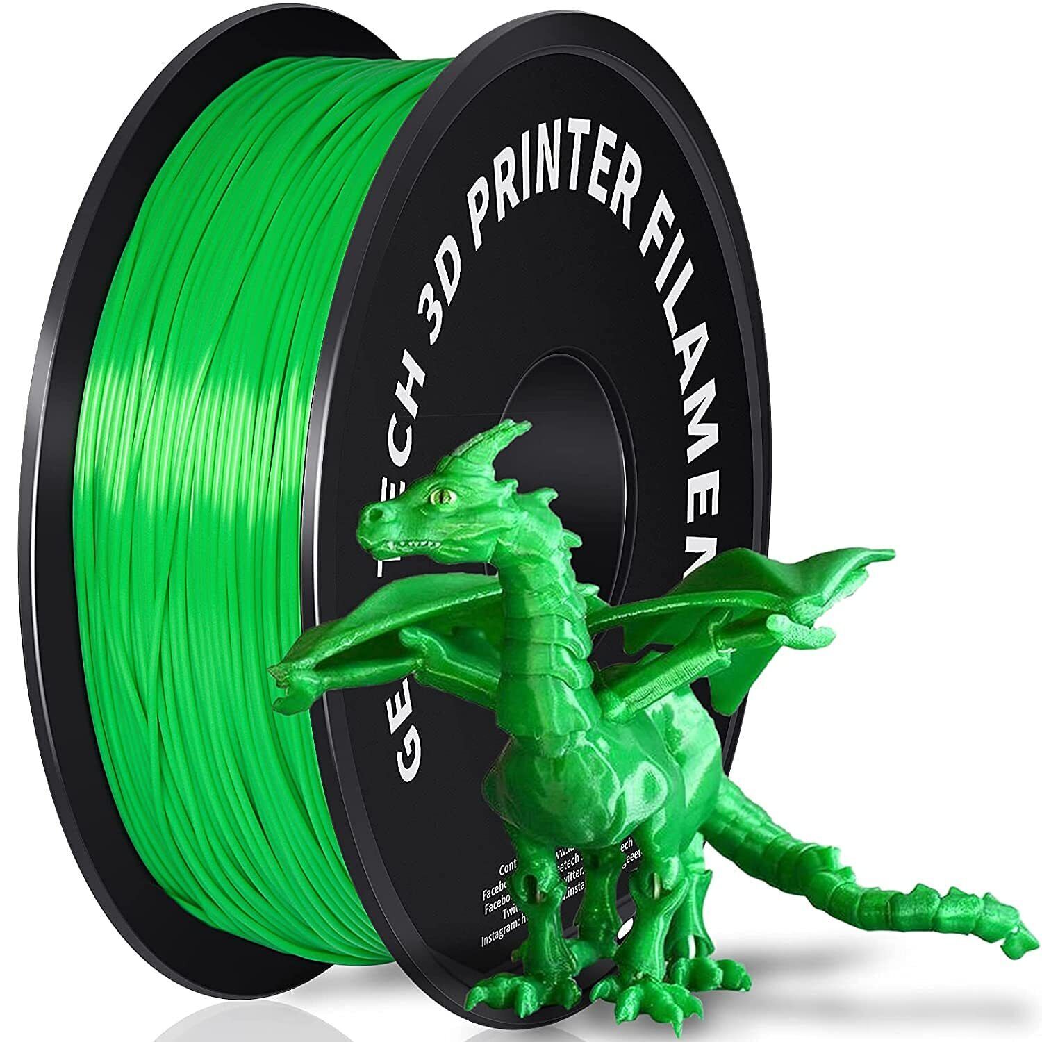 Geeetech 3D Filaments 5KG 1kg/roll Regular PLA 1.75mm PLA Precision Consumables