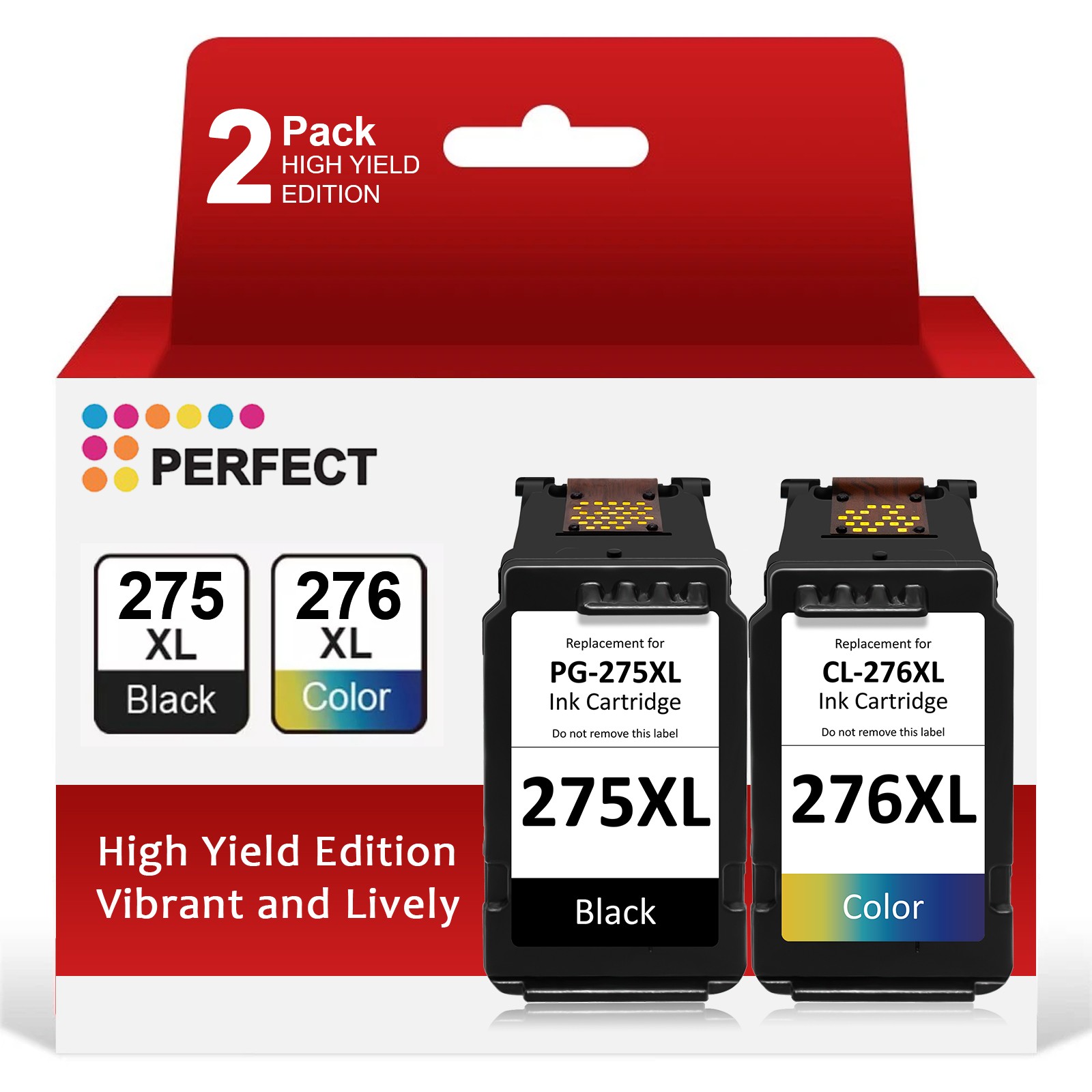 275 276 for Canon PG-275XL CL-276XL Ink Cartridge for PIXMA TS3520 TS3522 TS3722