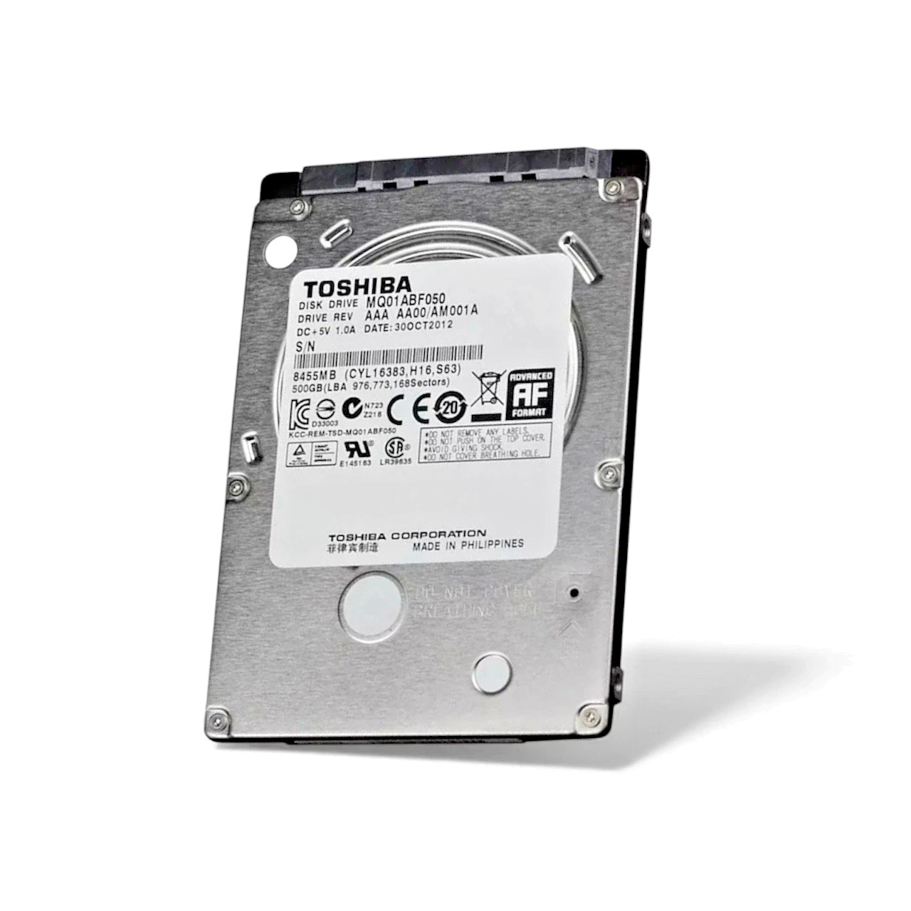 500GB HDD 2.5″ SATA Internal Laptop Hard Drive with Windows 10 Pro 64bit UEFI