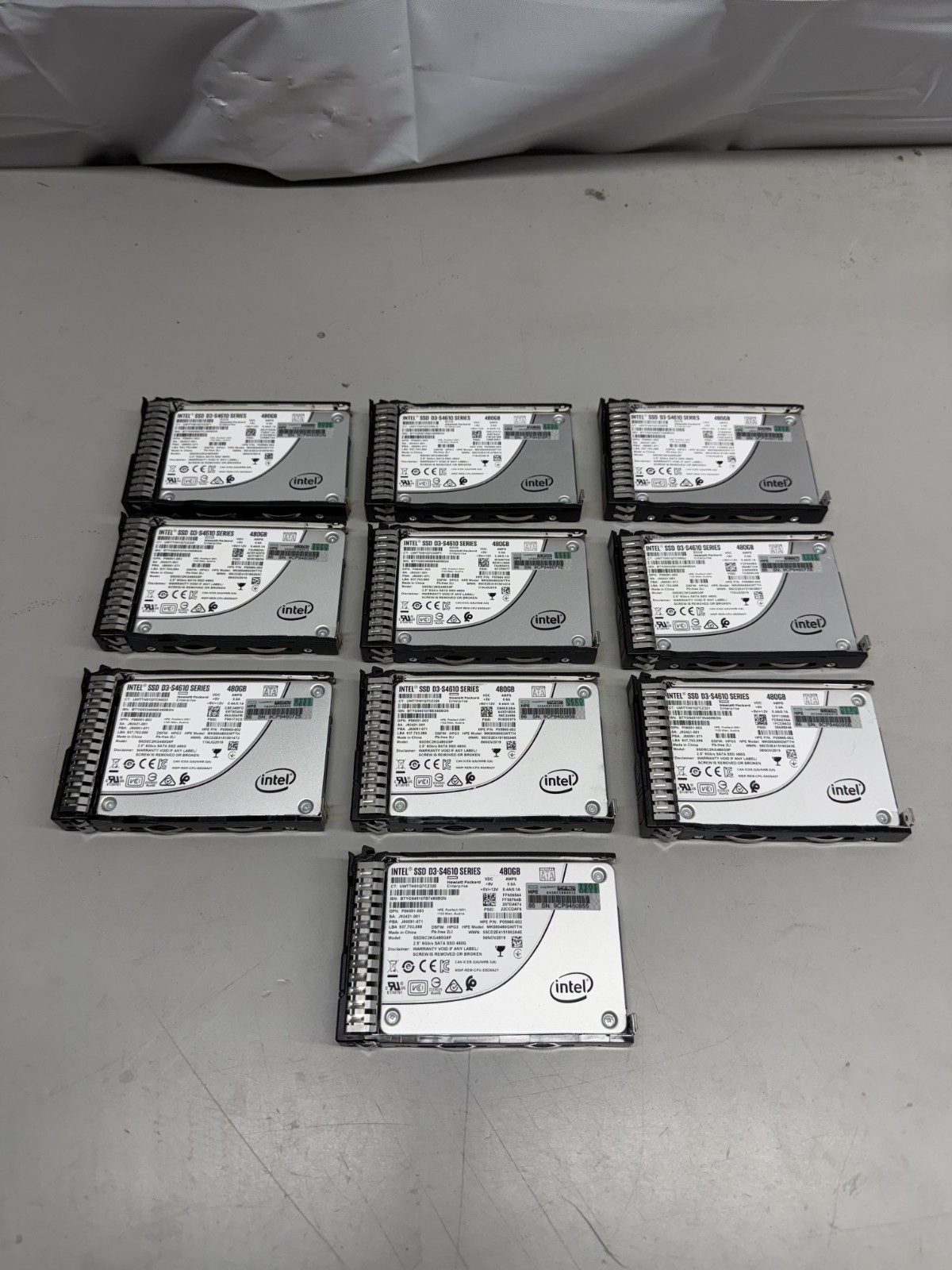 Qty Available – HPE Intel SSD D3-S4610 SERIES 480GB