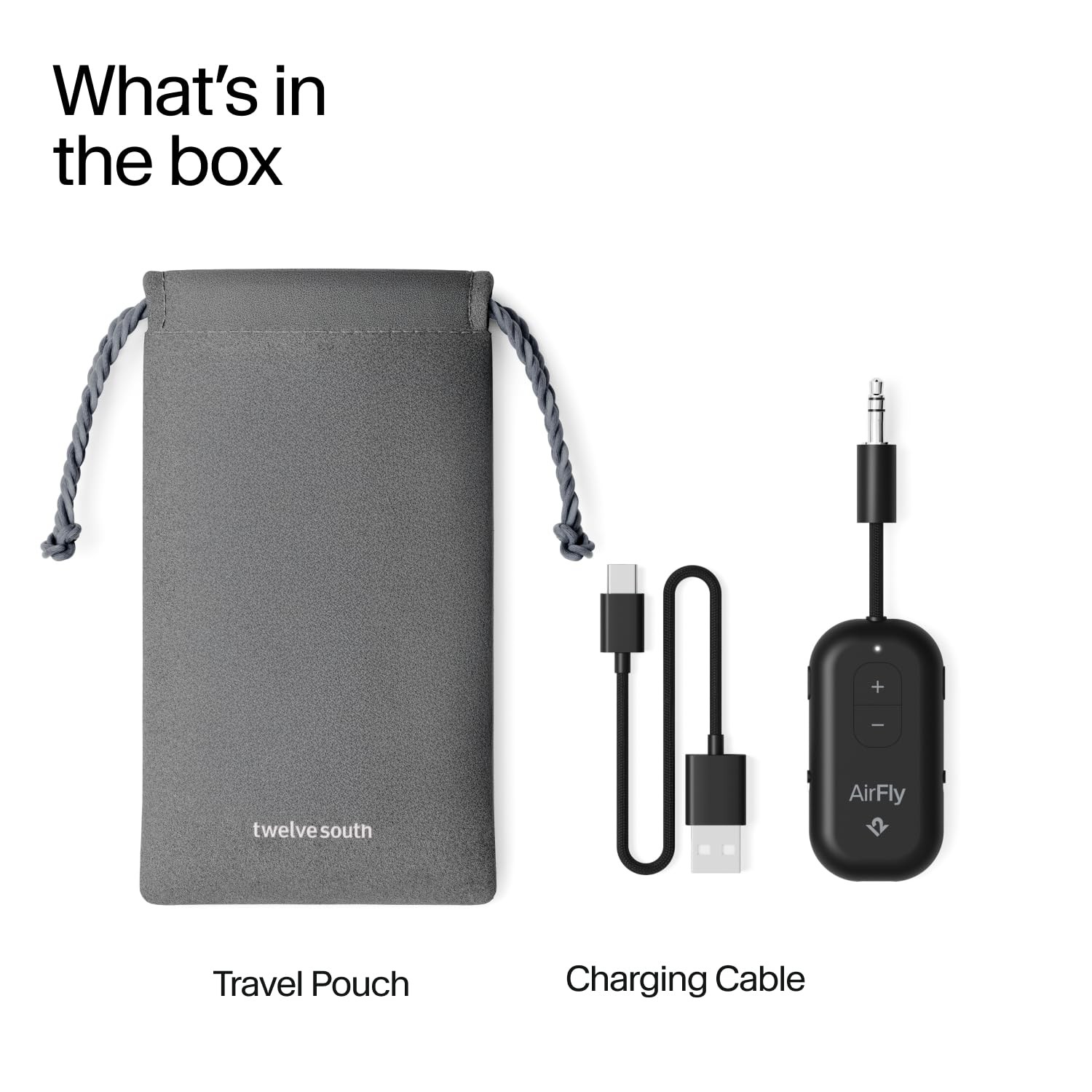 AirFly Pro 2 – Bluetooth Adapter for Airplane, Pair 2 AirPods or Black