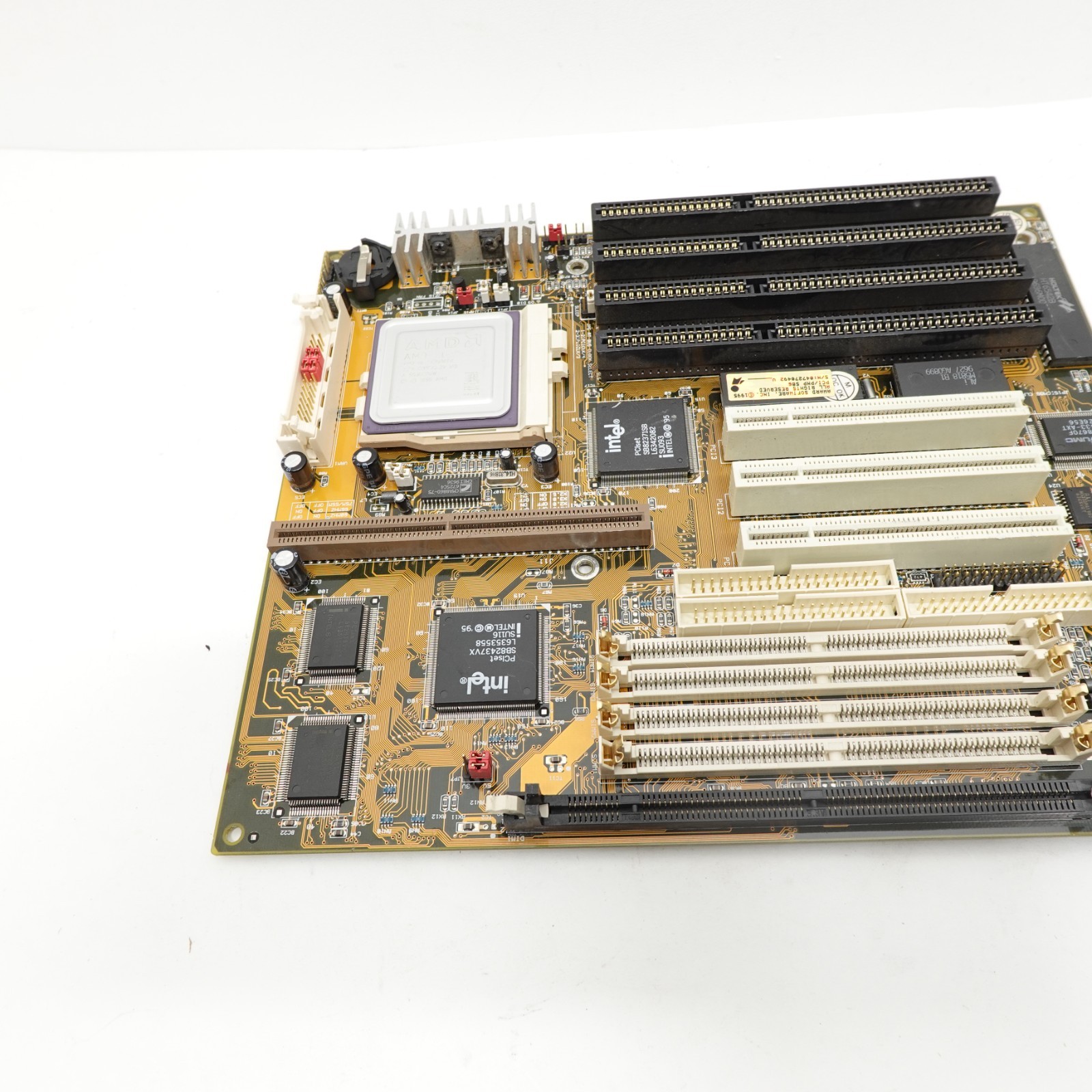 FIC PA-2012 Socket 7 Motherboard AMD K6-2 350MHz AT Baby AT Vintage