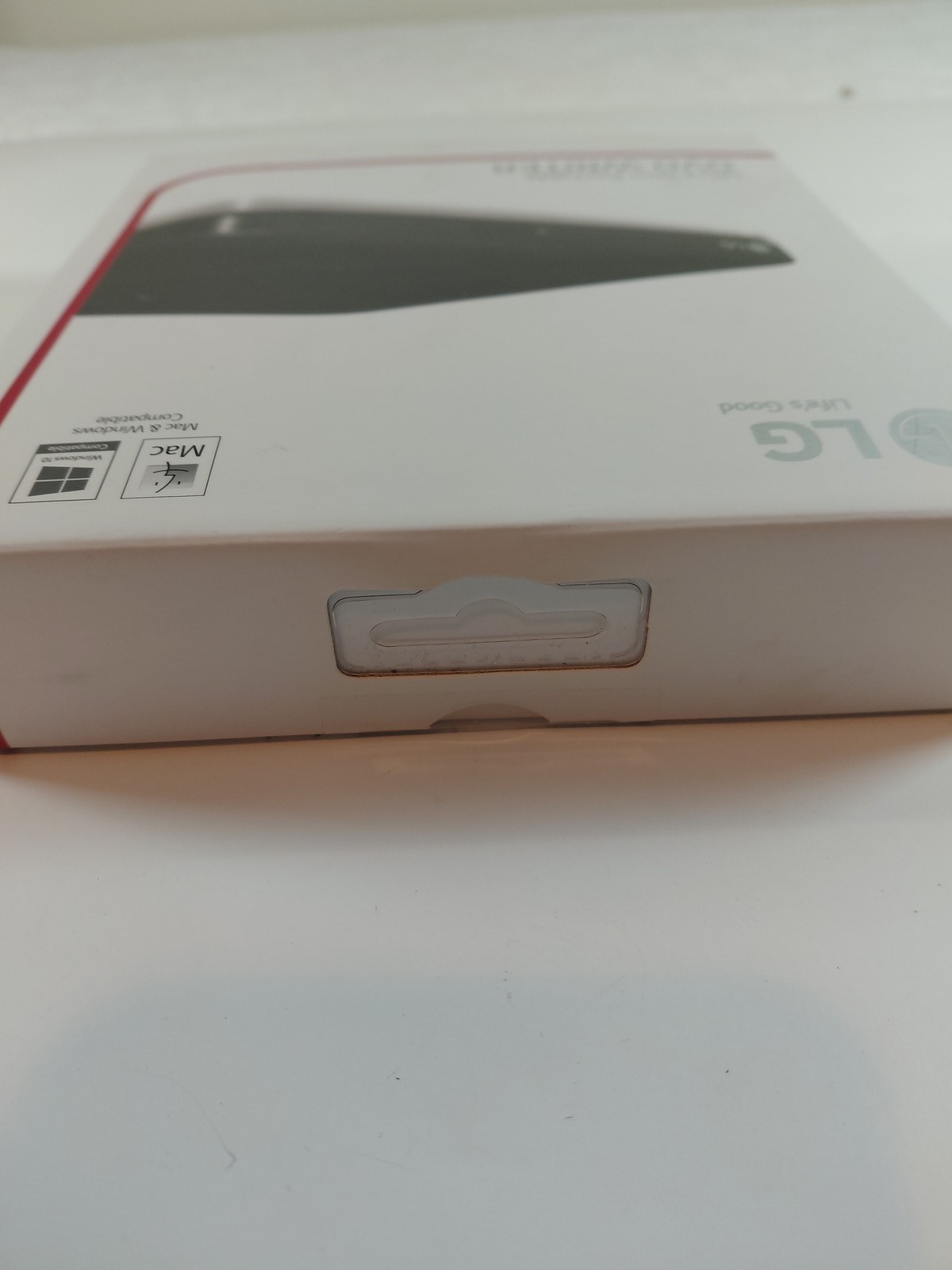 LG Ultra Slim Portable DVD Writer SP80ONB80 USB External for Mac & Windows