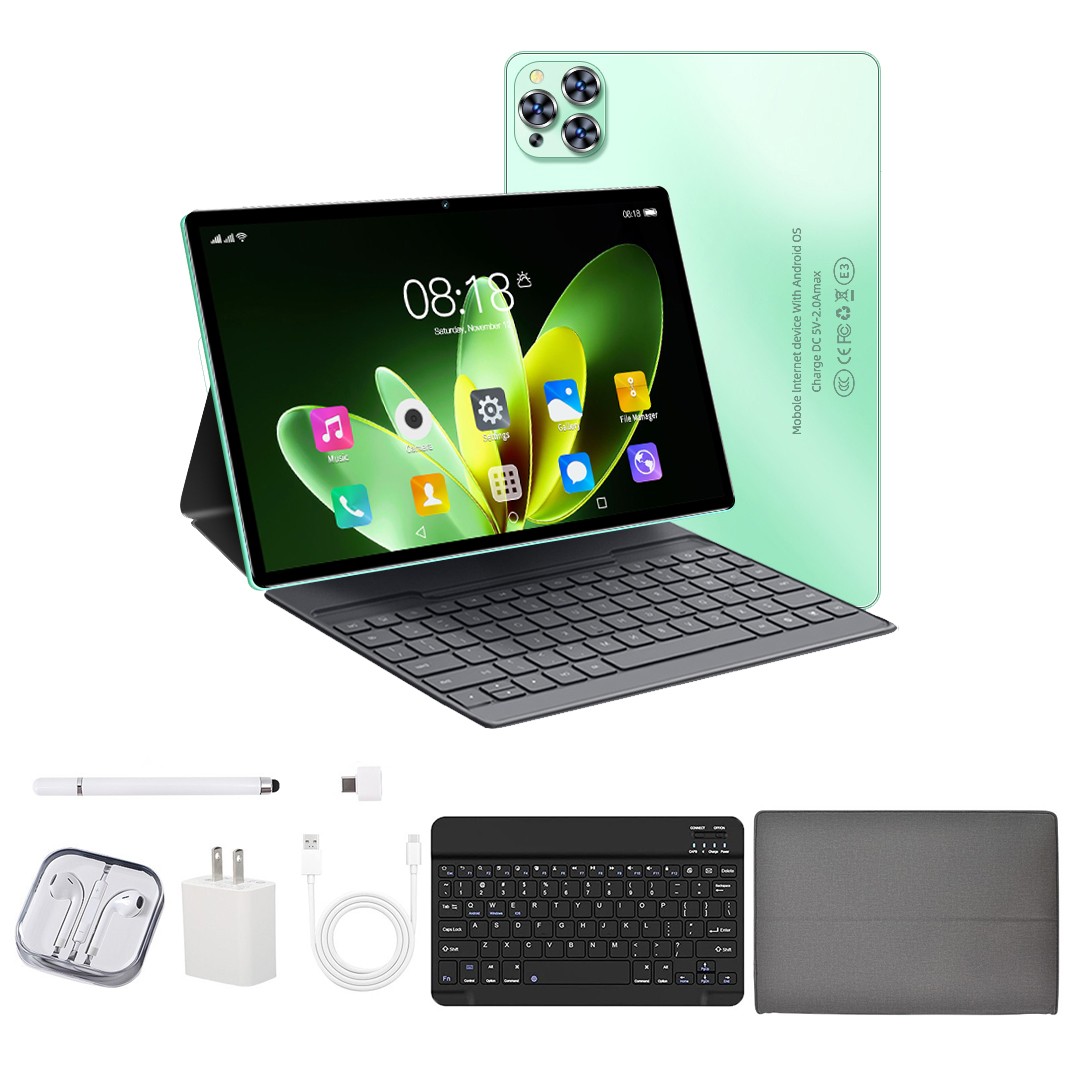 10.1 inch Tablet RAM 8GB +256GB ROM Portable PC Laptop 8000mAh Support SIM Card
