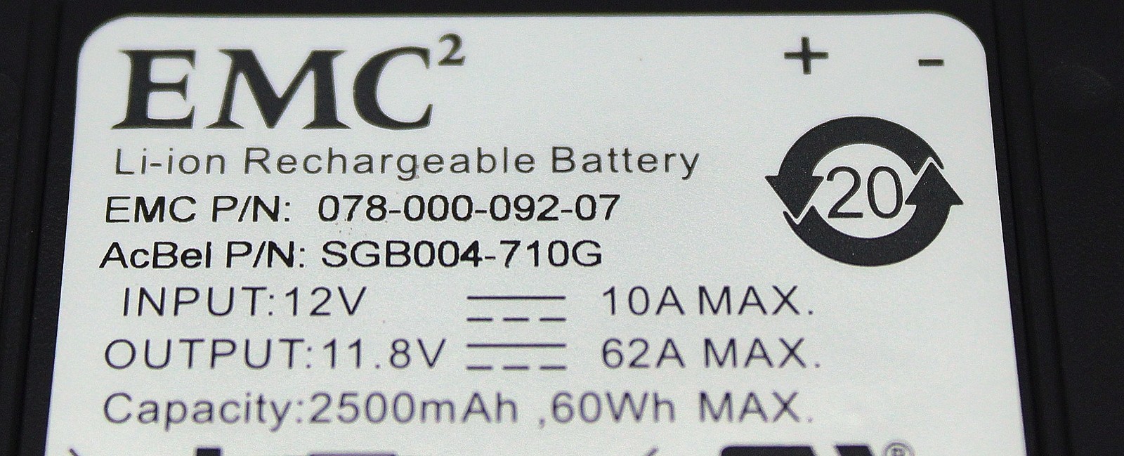 EMC 078-000-092-07_NEW Battery Backup VNX5200 / VNX5400