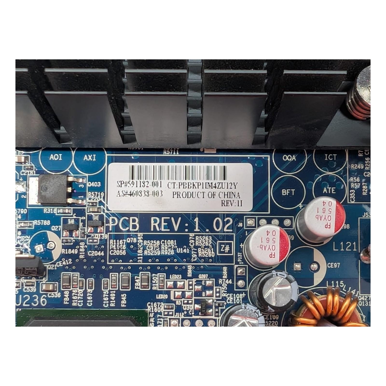 HP Z800 Worstation LGA 1366 Motherboard 460838-003 W/Heatsink & XEON X5570 SLBF3