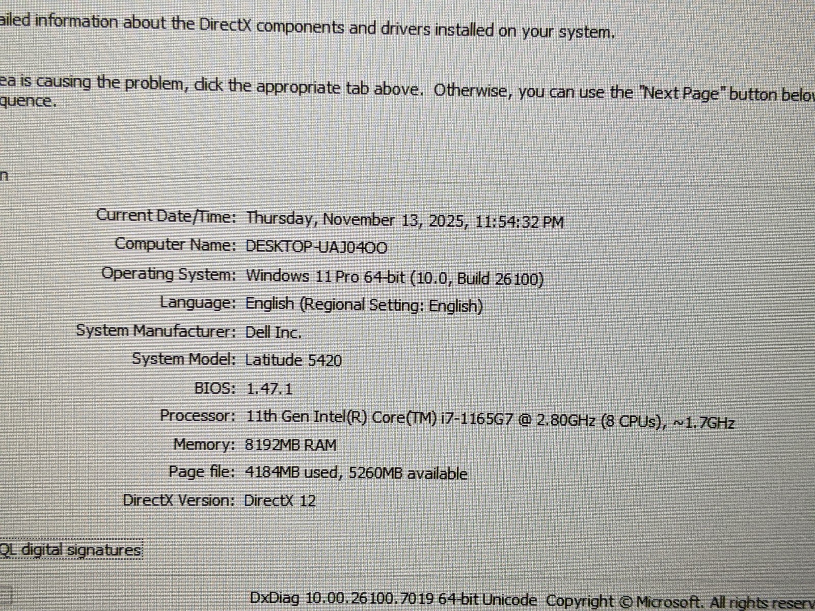 Dell Latitude 5420 14″FHD Intel Core i7-1165G7 2.8GHz 8GB 512GB SSD Win11Pro +PA