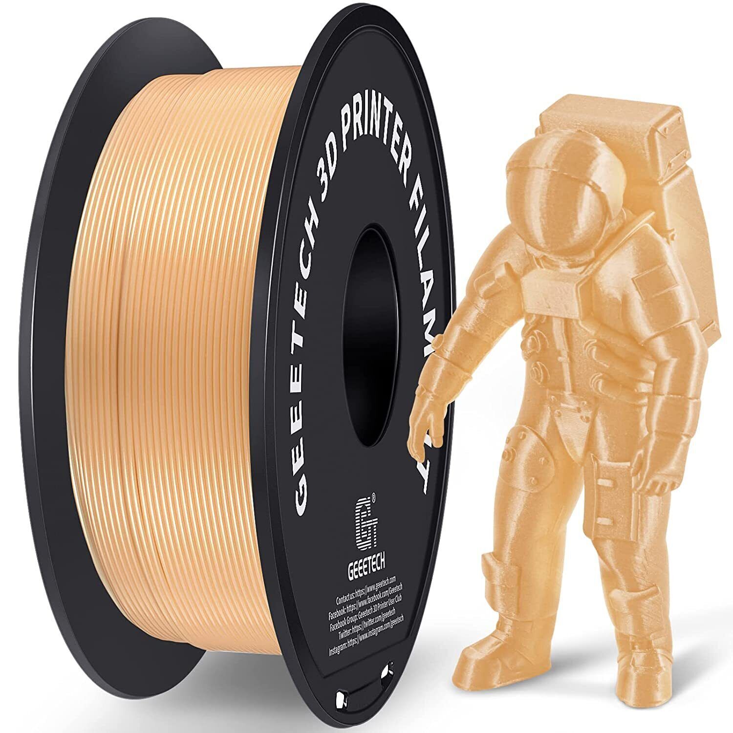 Geeetech 3D Filaments 5KG 1kg/roll Regular PLA 1.75mm PLA Precision Consumables