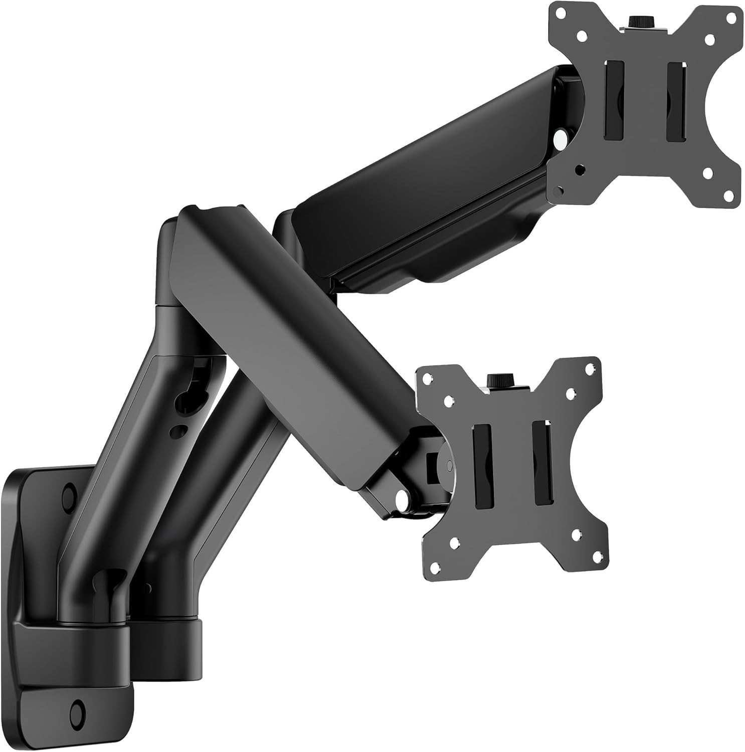 Dual Monitor Wall Mount for 17 to 32 Inch Flat/Curved Screens, Each