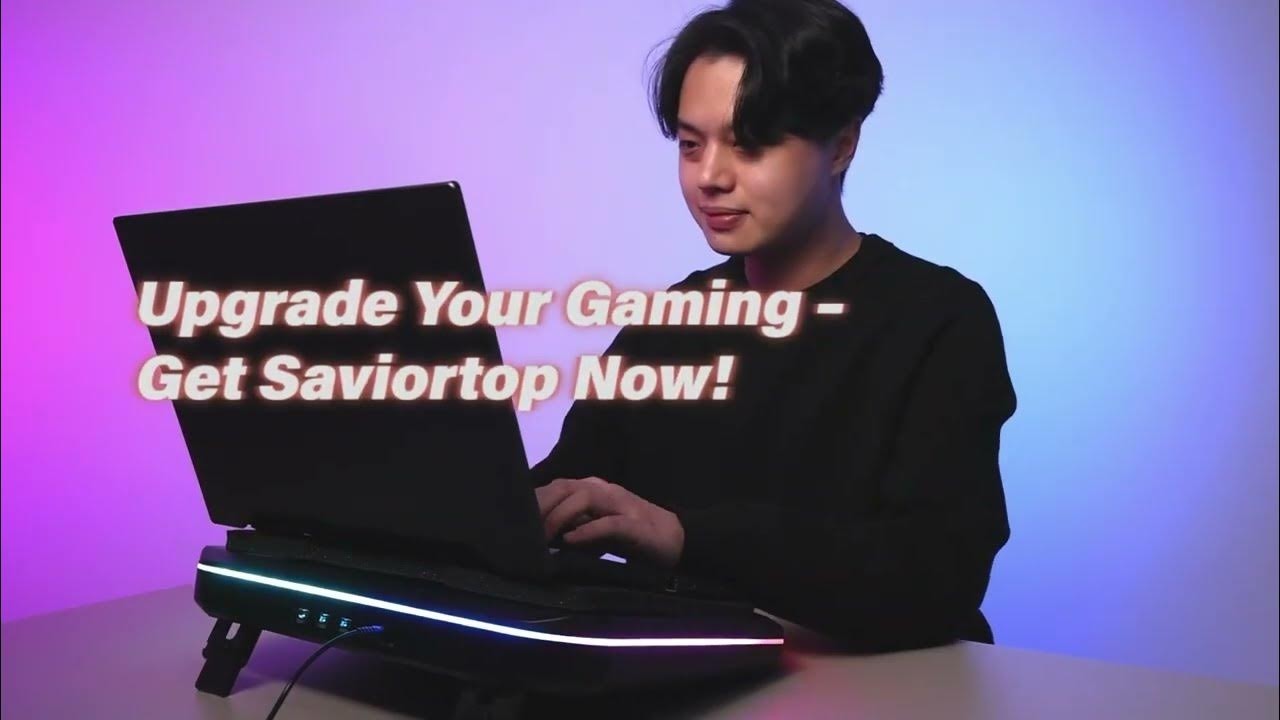 Saviortop Gaming Laptop Cooling Pad: High-Speed 3500 RPM Laptop Cooler, V.2026