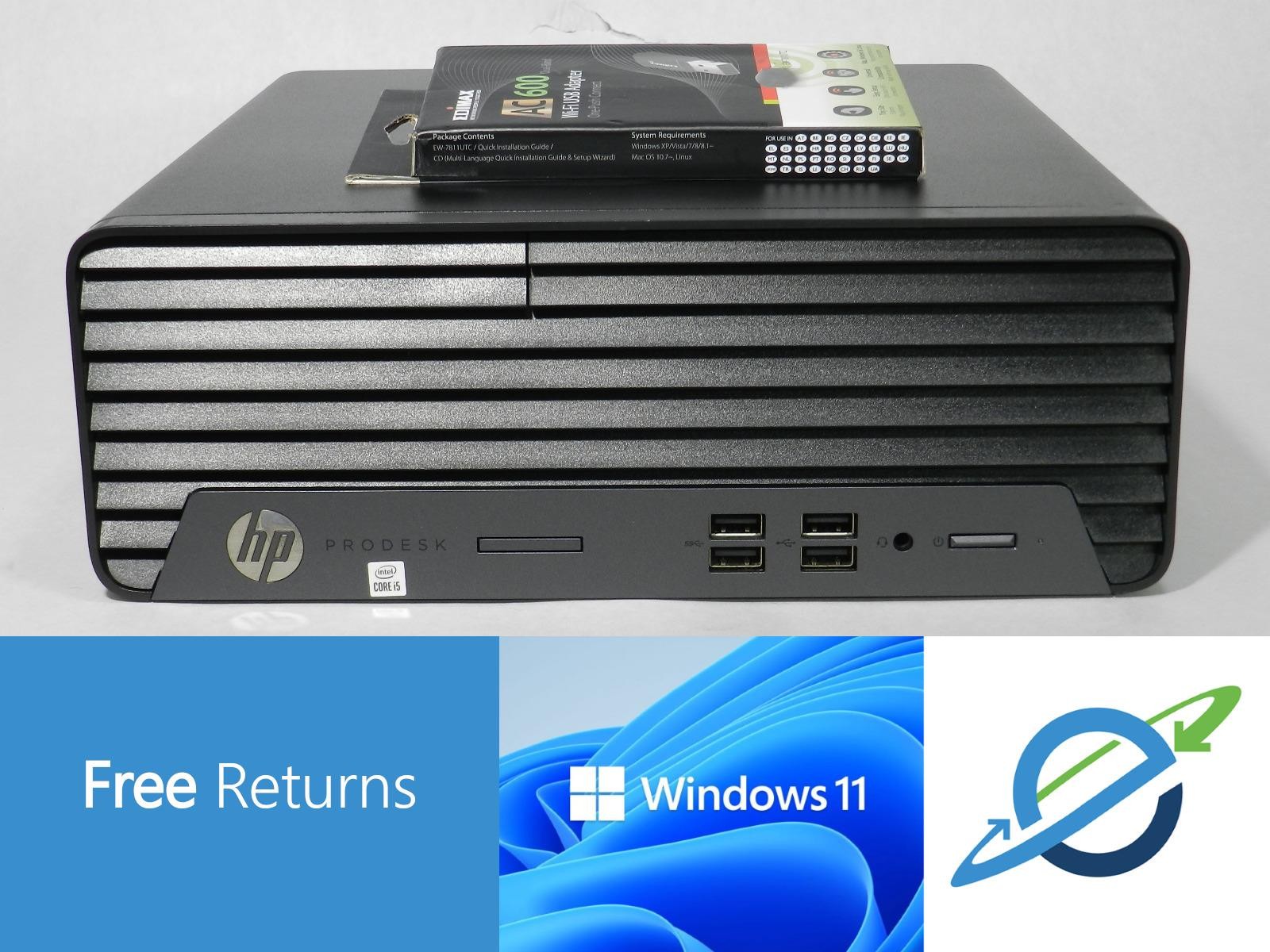 HP PRODESK 400 G7 SFF | Intel i5-10500 | 16GB | 256GB SSD | w/ WIFI USB ADAPTER