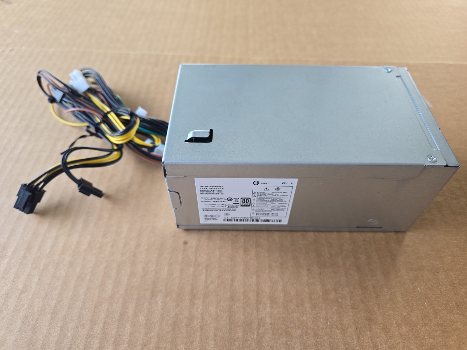 NEW PCG007 310W 937516-004 PSU Power Supply For HP ProDesk 280 288 480 G3 MT