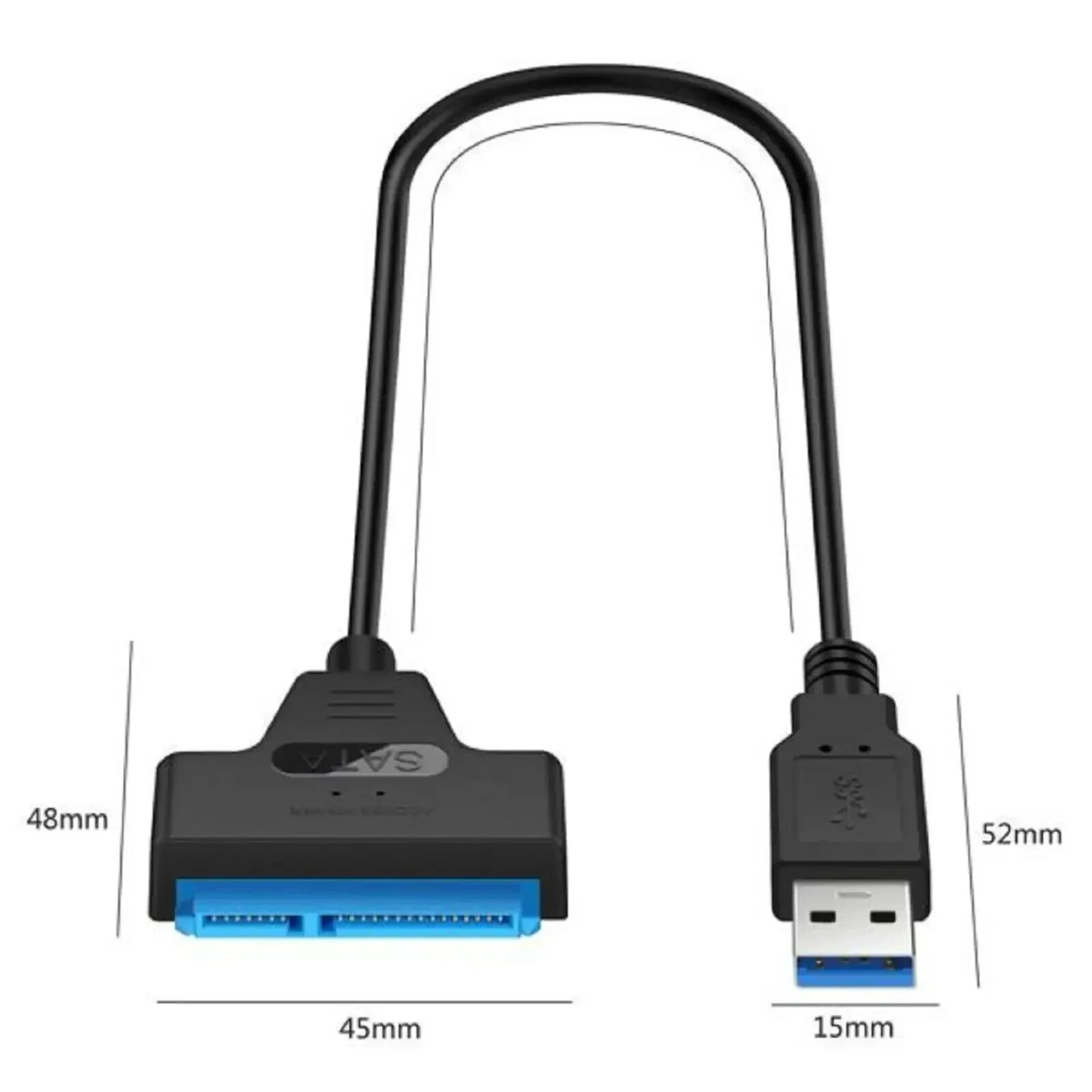 USB 3.0 to 2.5″ SATA III Hard Drive Adapter Cable UASP -SATA to USB3.0 Converter