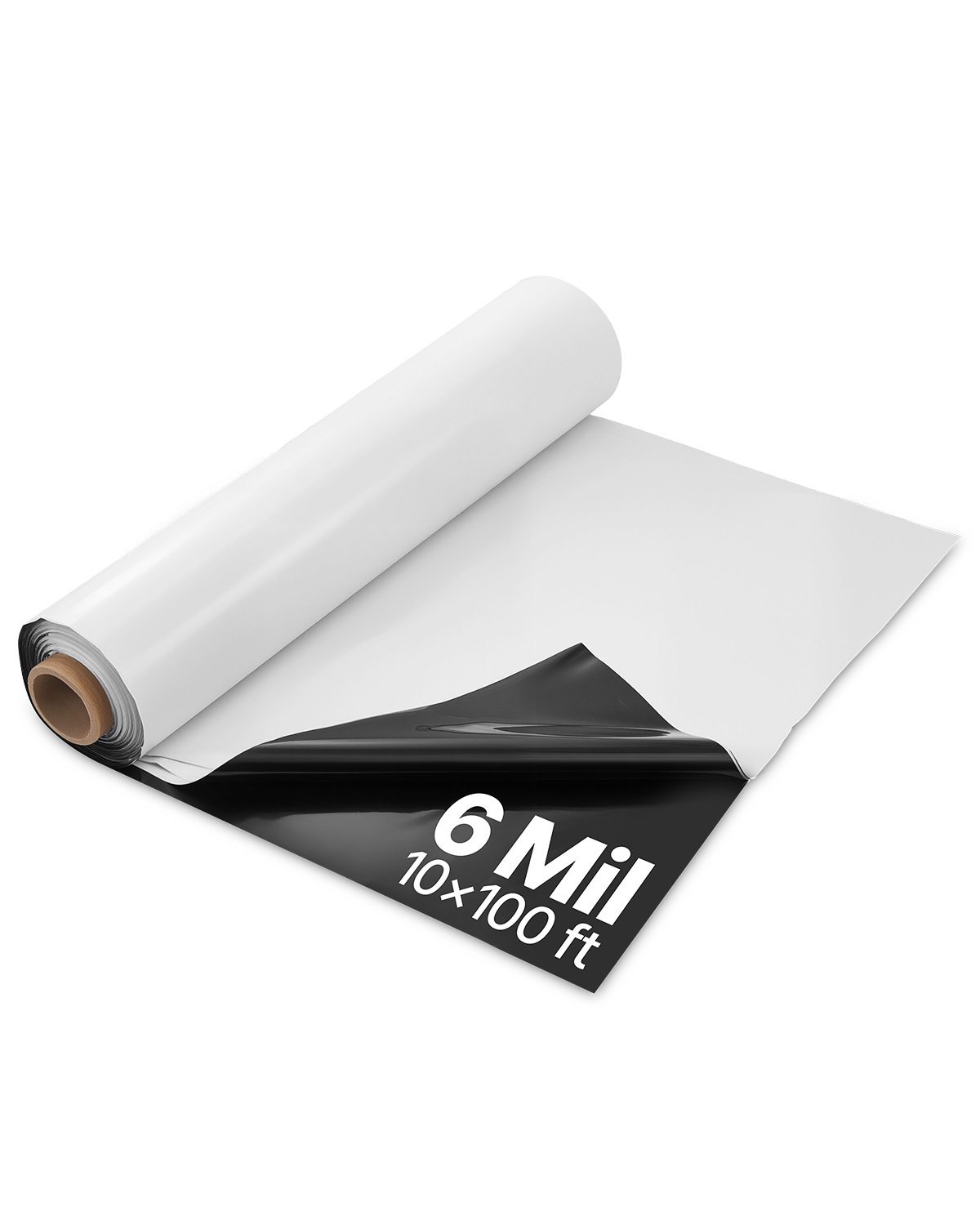 10′ x 100′ Plastic Sheeting Heavy Duty, 6 Mil Thick Plastic Sheeting Roll, Plast