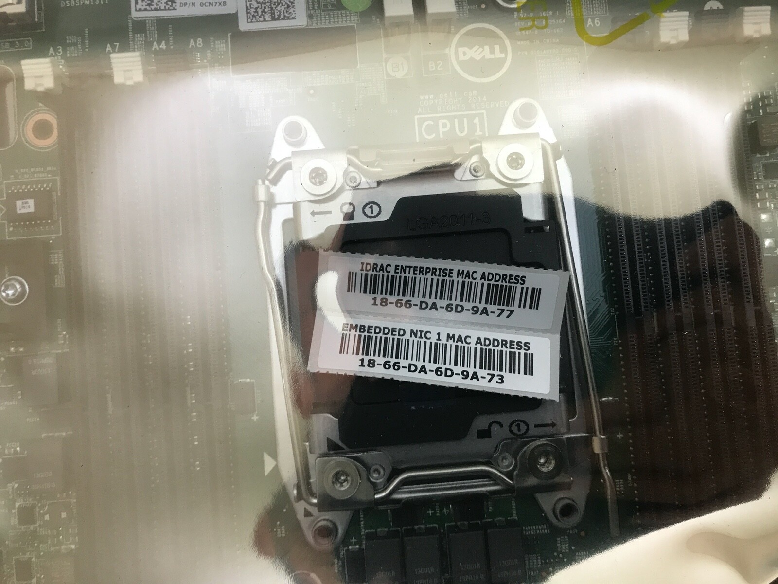 0CN7X8 Dell PowerEdge R430 R530 Dual LGA2011 Server System Motherboard