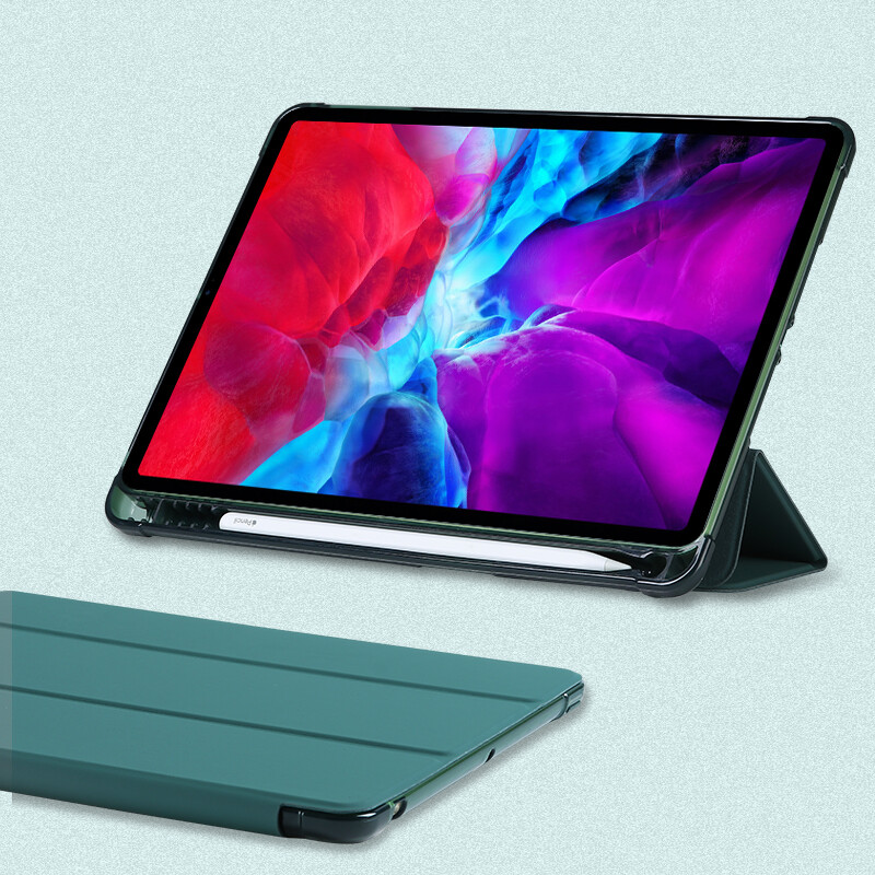 Smart Leather Case Cover W/Pencil Holder For Apple iPad 5th 6th/Air 1 2/Mini 4 5