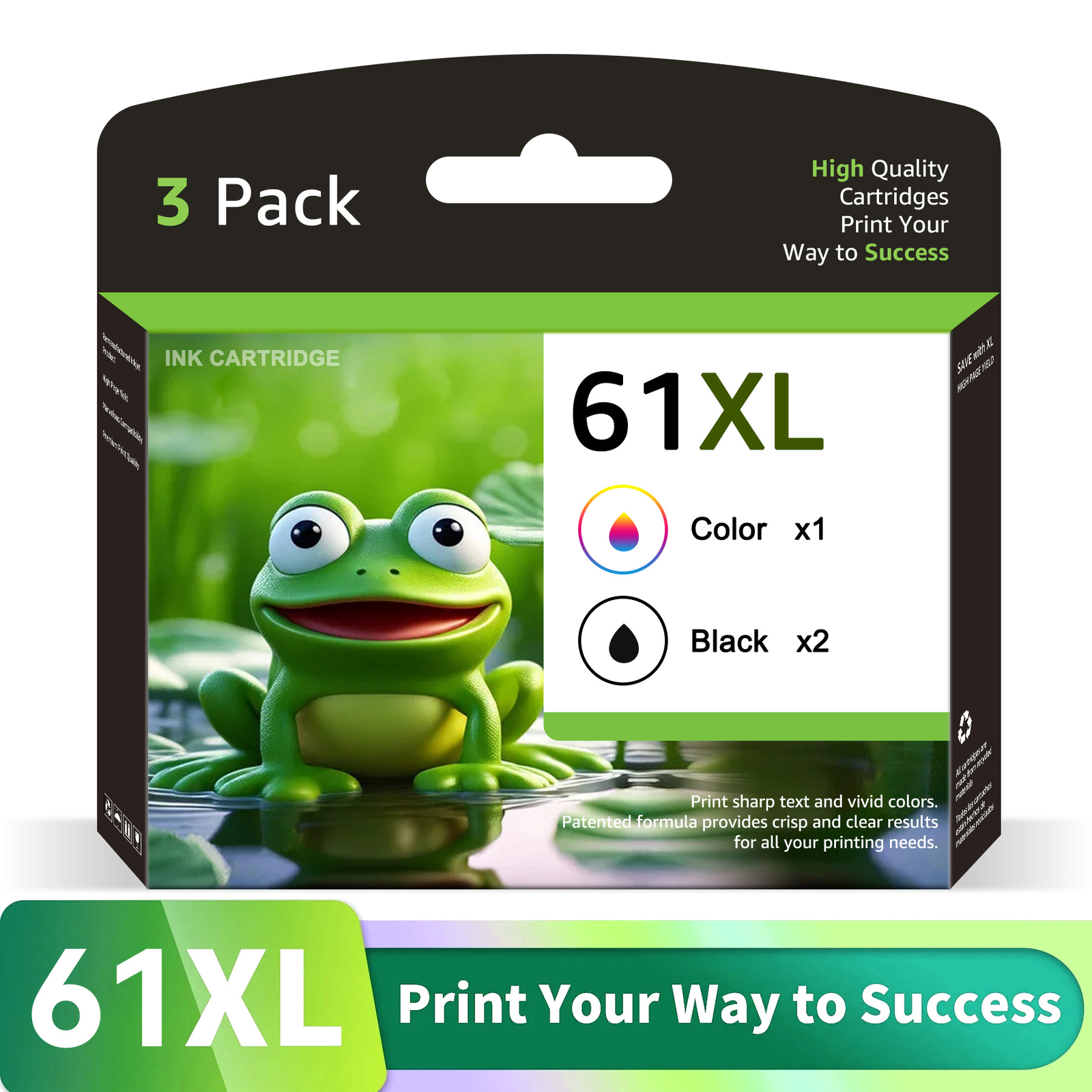 #61XL XXL CH563WN Black CH564WN Color Ink For HP ENVY 4500 4501 4502 4504 5530