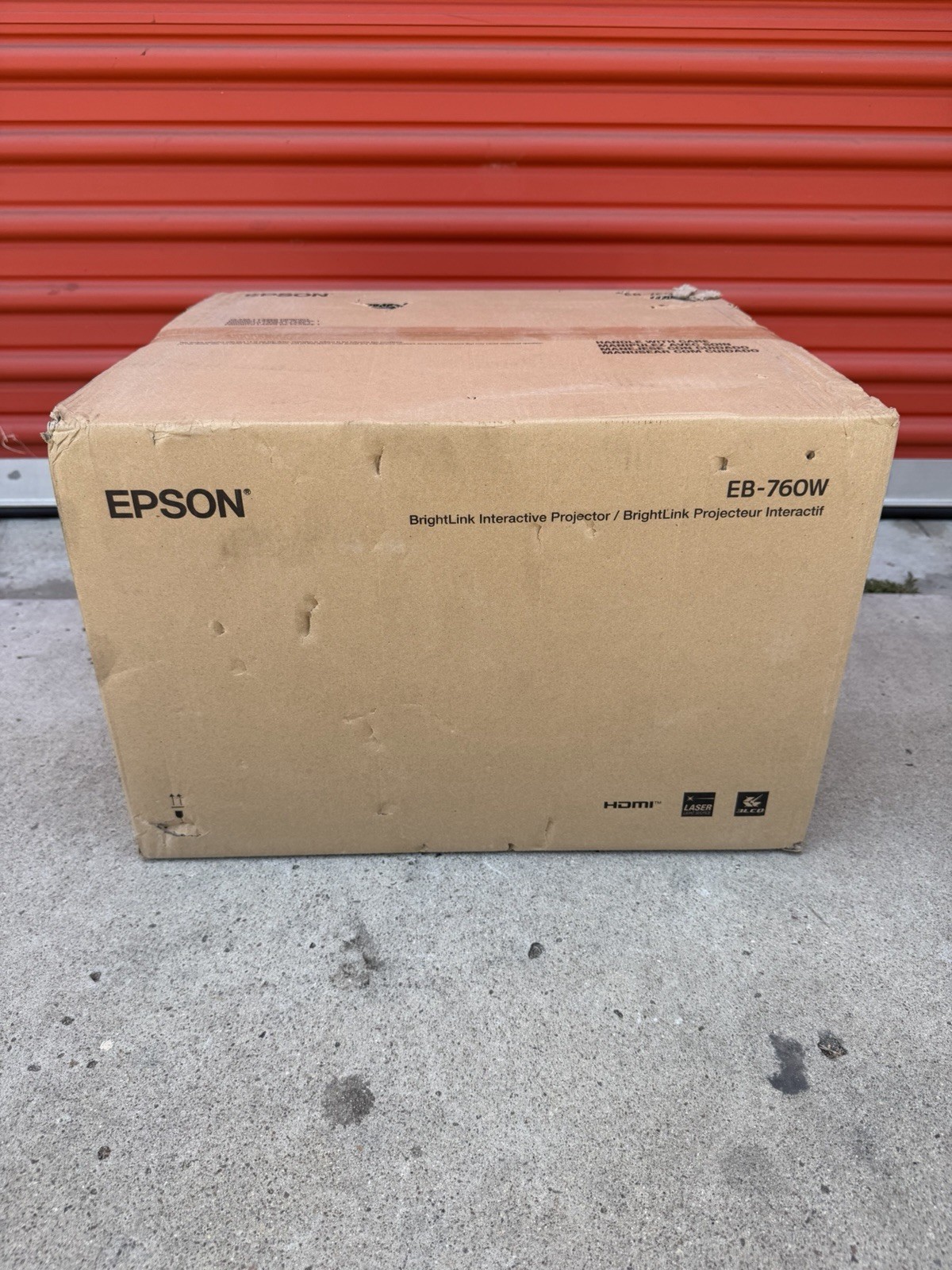 Epson PowerLite 760W Ultra Short Throw 3LCD Projector – 16:10 – 4100 Lumens