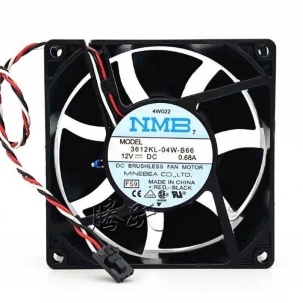 1PC Brand New For NMB 3612KL-04W-B66 Double Ball Cooling Fan 12V 0.68A 9CM 9232