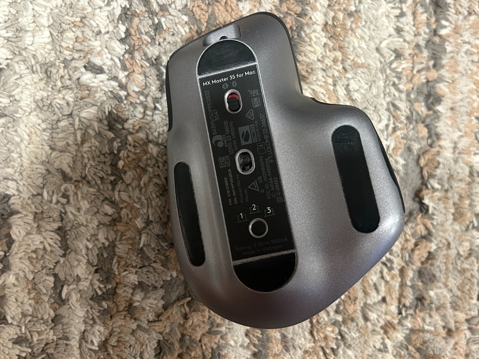 Logitech MX Master 3S Wireless Mouse For Mac (NO DONGLE/RECEIVER)