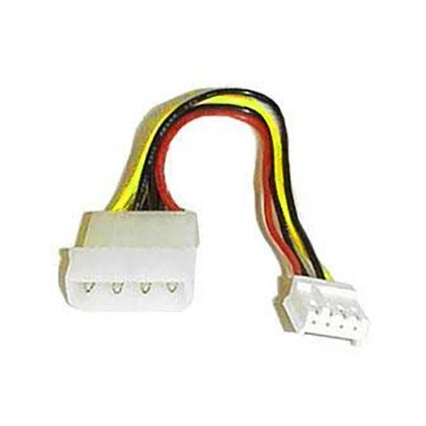 Molex 4-Pin to Floppy 4-Pin Power Cable Adapter 5.25″ Drive 20-Pack