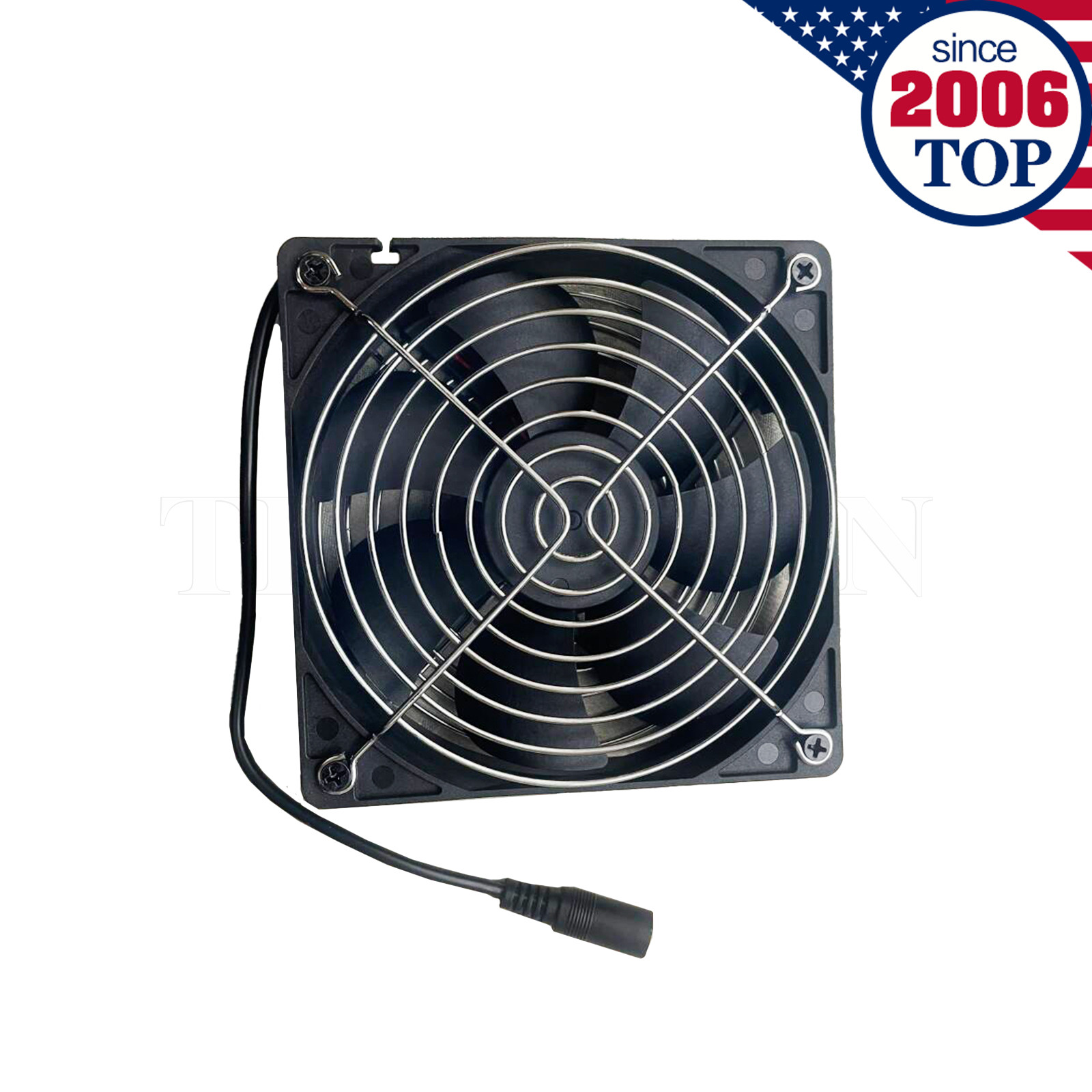 120mm X 25mm AC Powered Computer Fan with AC Plug 110V 120V Variable S