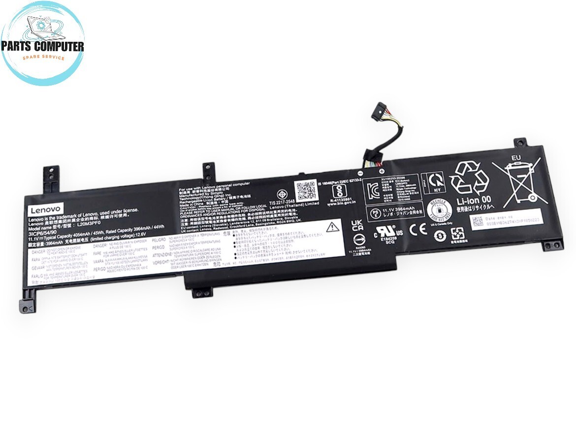 5B11B36279 Lenovo 11.1V, 45Wh, 3cell Battery (L20C3PF0) 5B11B36283 – L20M3PF0